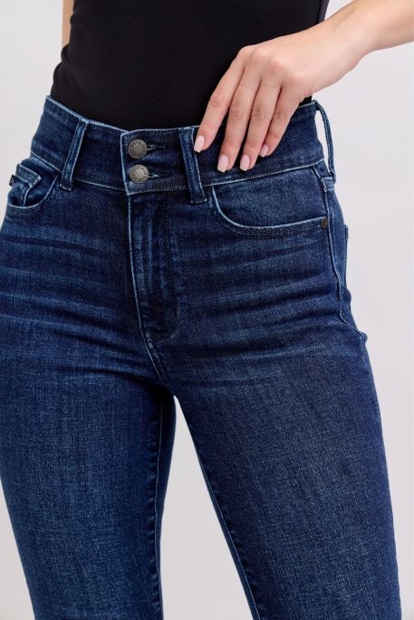 ZARLEEN CAPRI DENIM JEANS -JUDY BLUE