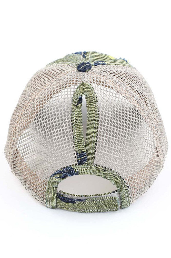 CC FEATHER BALL CAP HAT