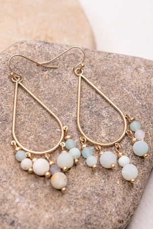 ALANNA AMAZONIE STONE EARRINGS - DYLAN JEWELRY