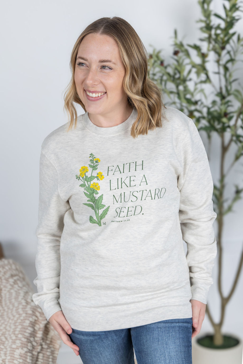 IN STOCK Faith Like A Mustard Seed Pullover