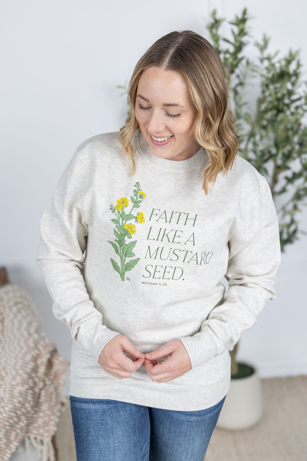 IN STOCK Faith Like A Mustard Seed Pullover