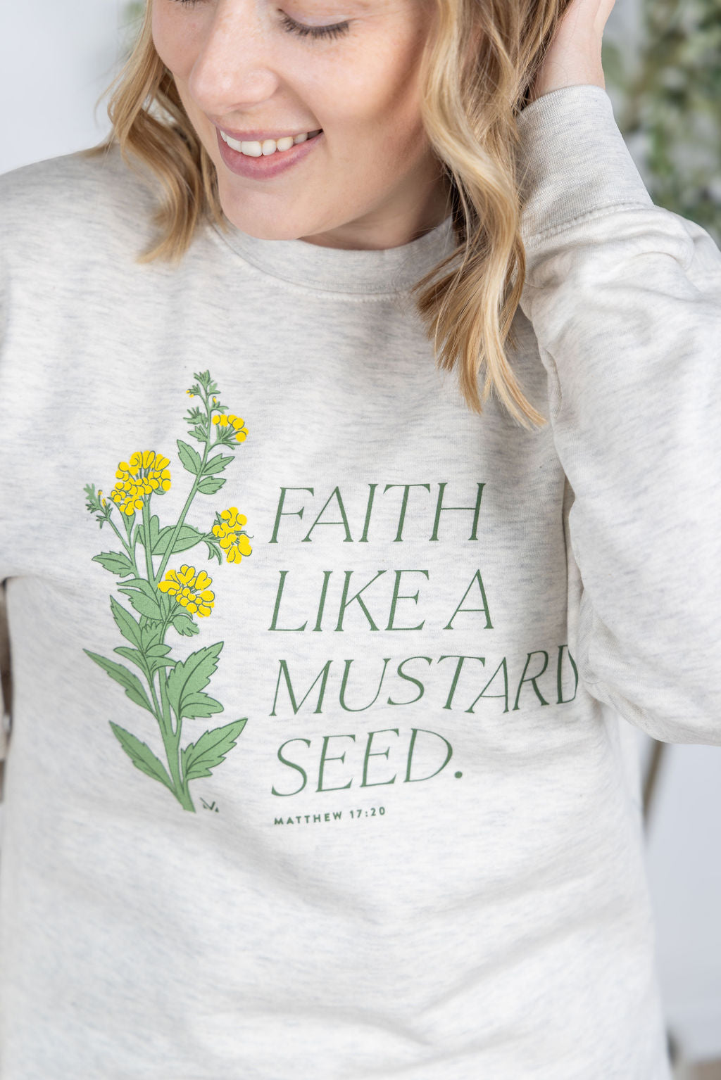 IN STOCK Faith Like A Mustard Seed Pullover