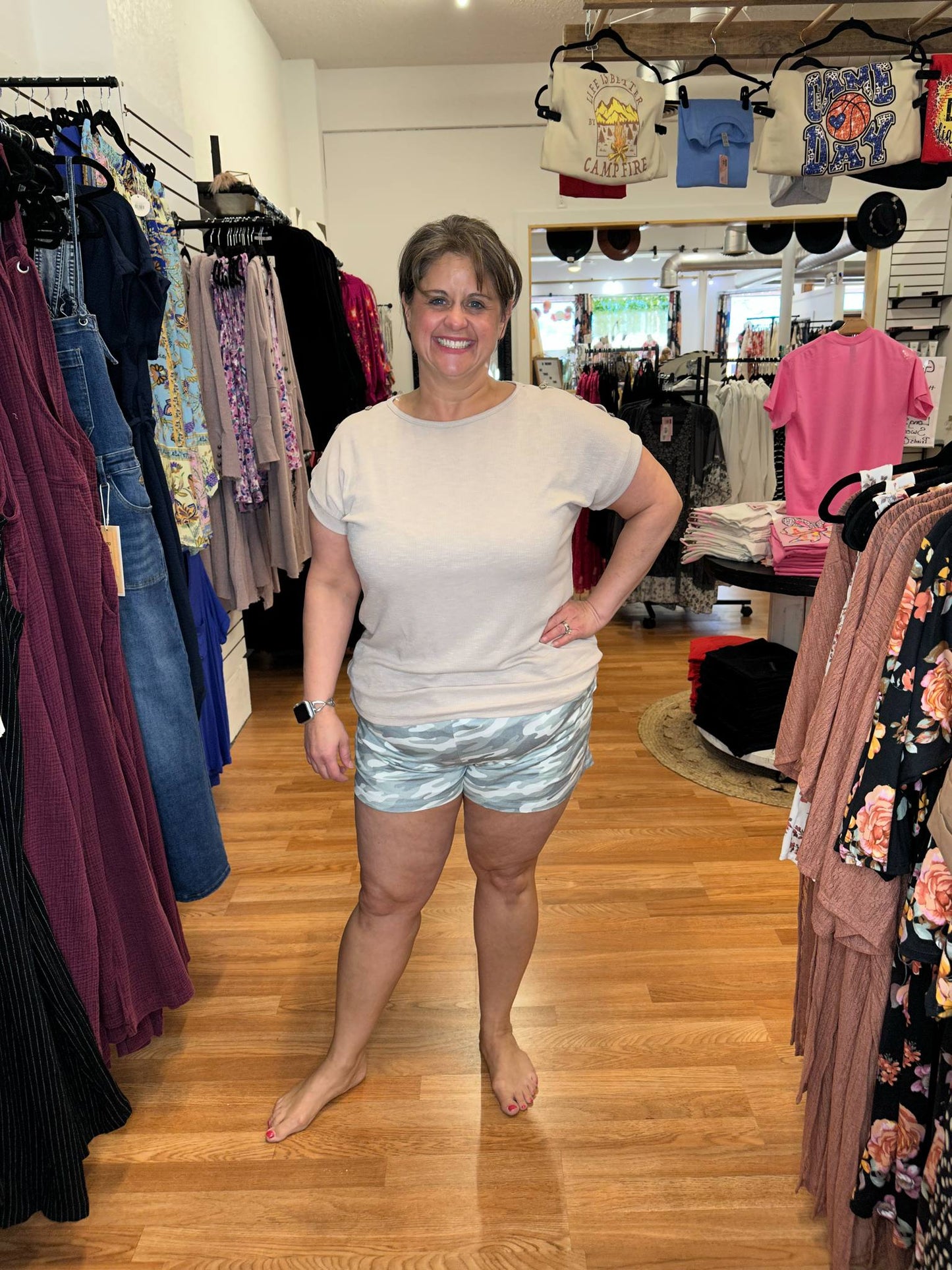 JAMIE SHORTS- CAMO- MICHELLE MAE