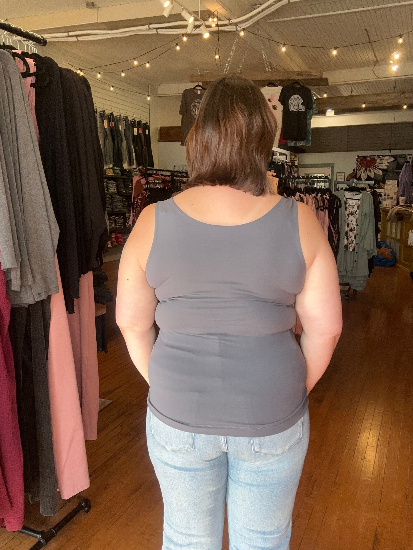 BUTTER TANK TOP - TITANIUM - RAE MODE