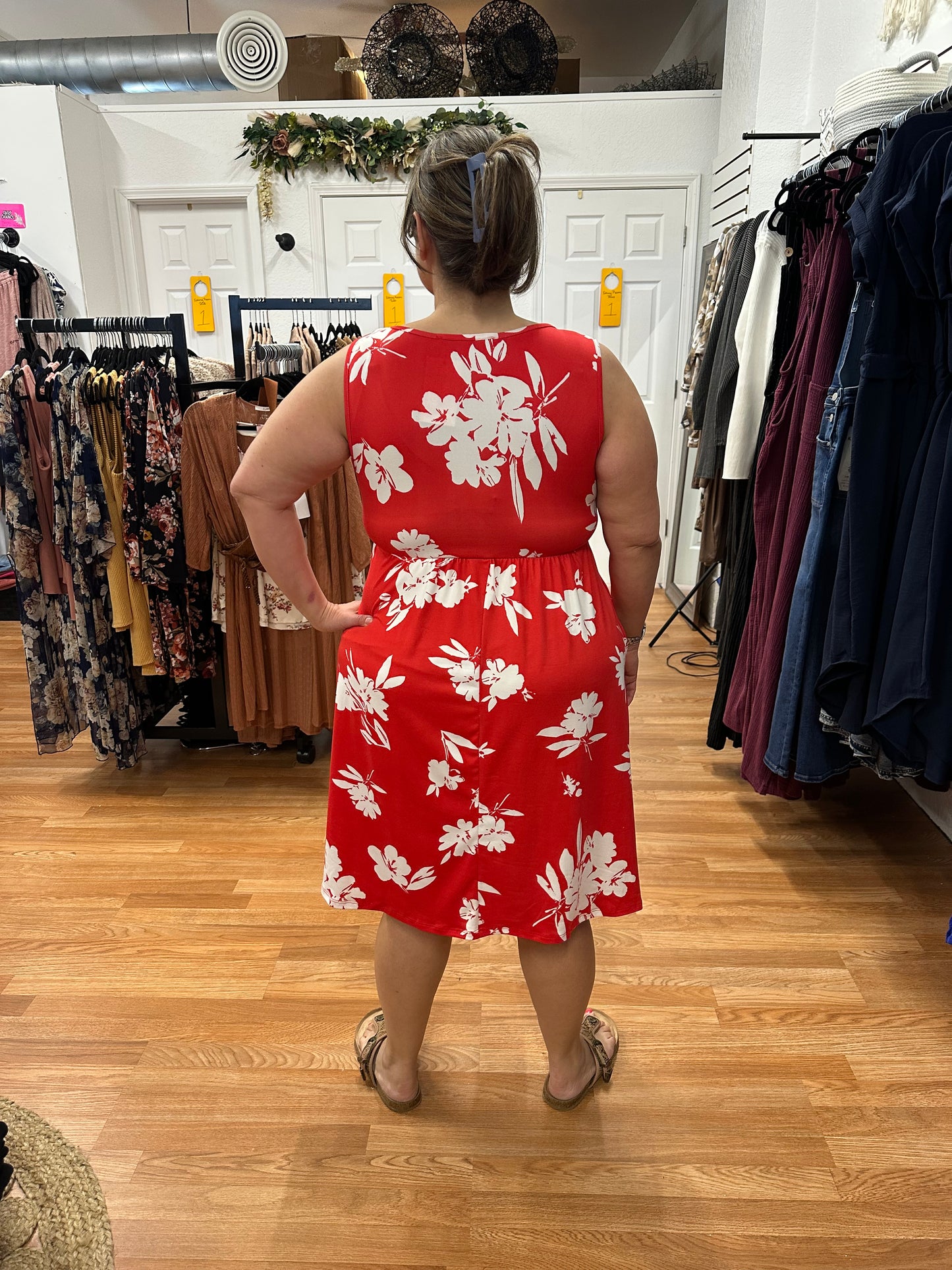 KELSEY SLEEVELESS DRESS - MICHELLE MAE