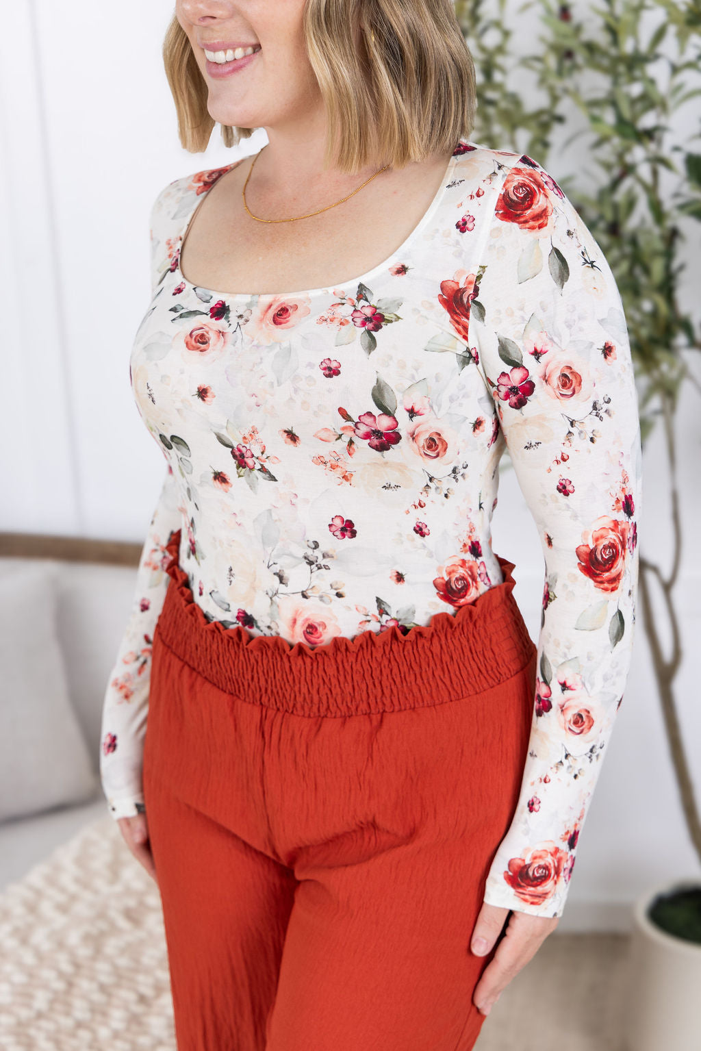 IN STOCK Presley Palazzo Pants - Brick