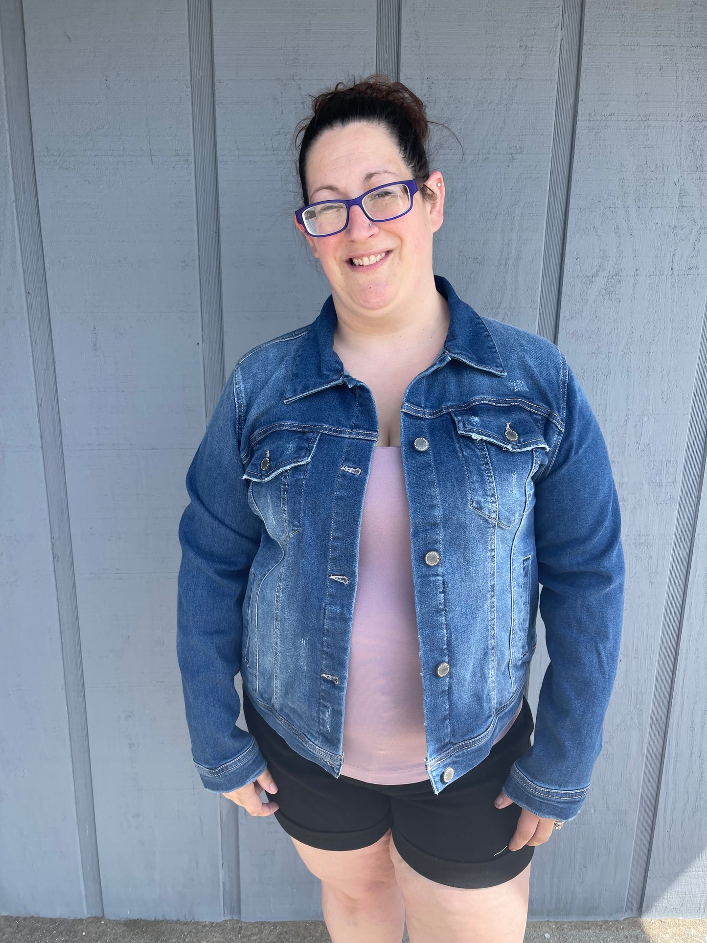 RISEN - VINTAGE WASHED DENIM JACKET