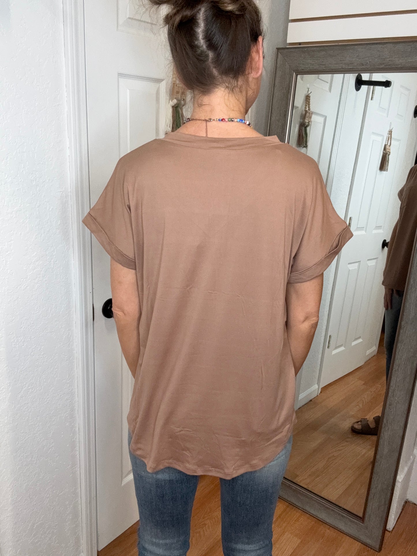 BLAYNA POCKET TEE MOCHA MITTOSHOP