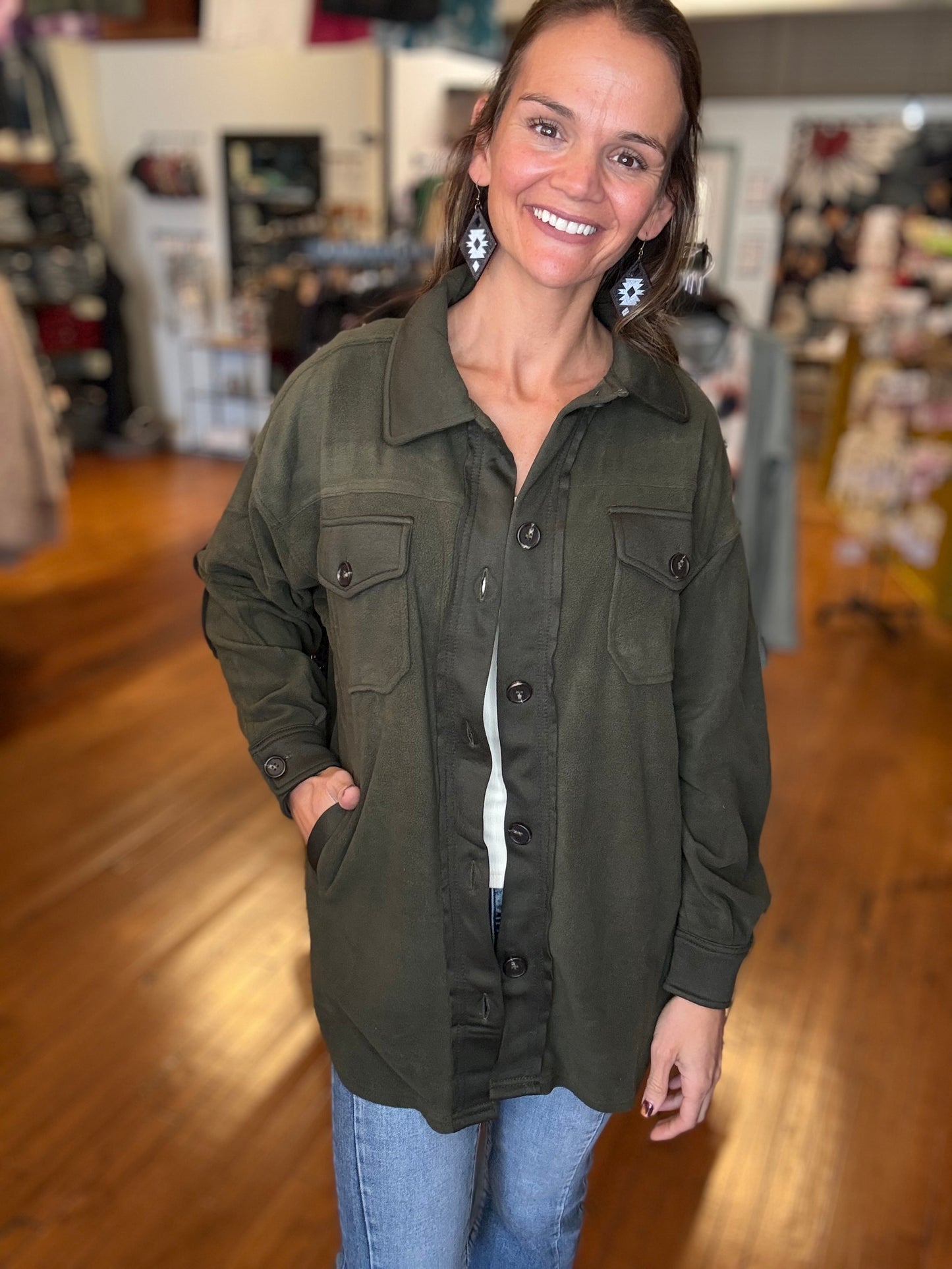 ANASTASIA - Fleece Shacket
