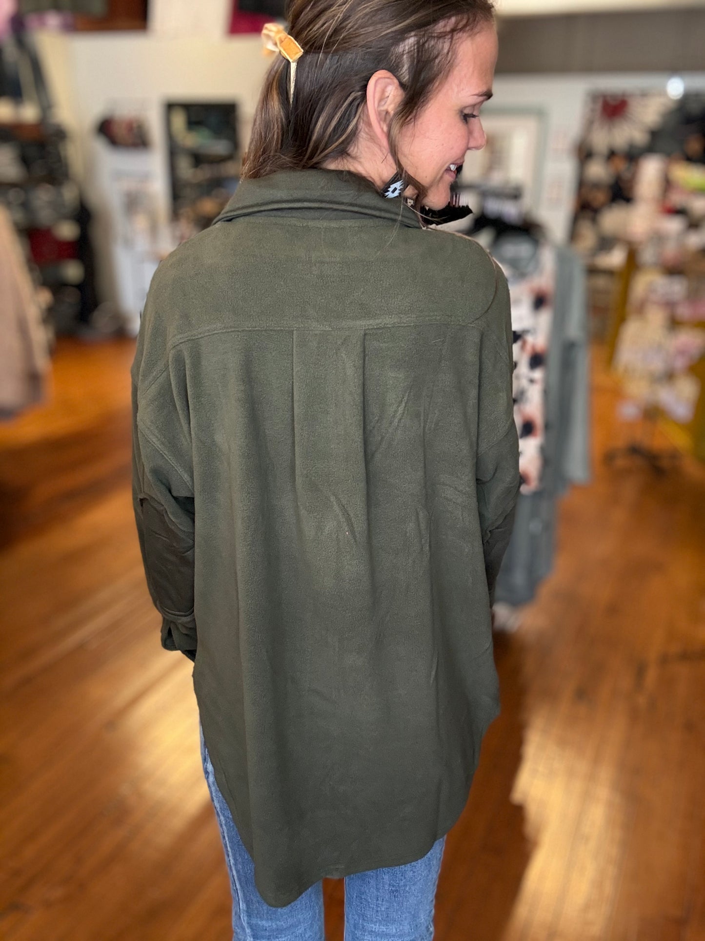 ANASTASIA - Fleece Shacket