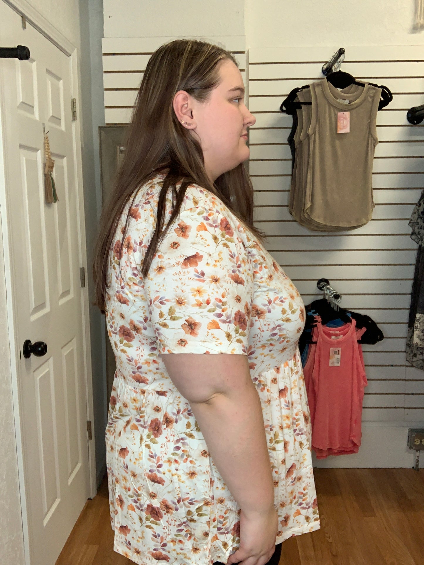 SARAH RUFFLE TOP HARVEST CHARM - MICHELLE MAE