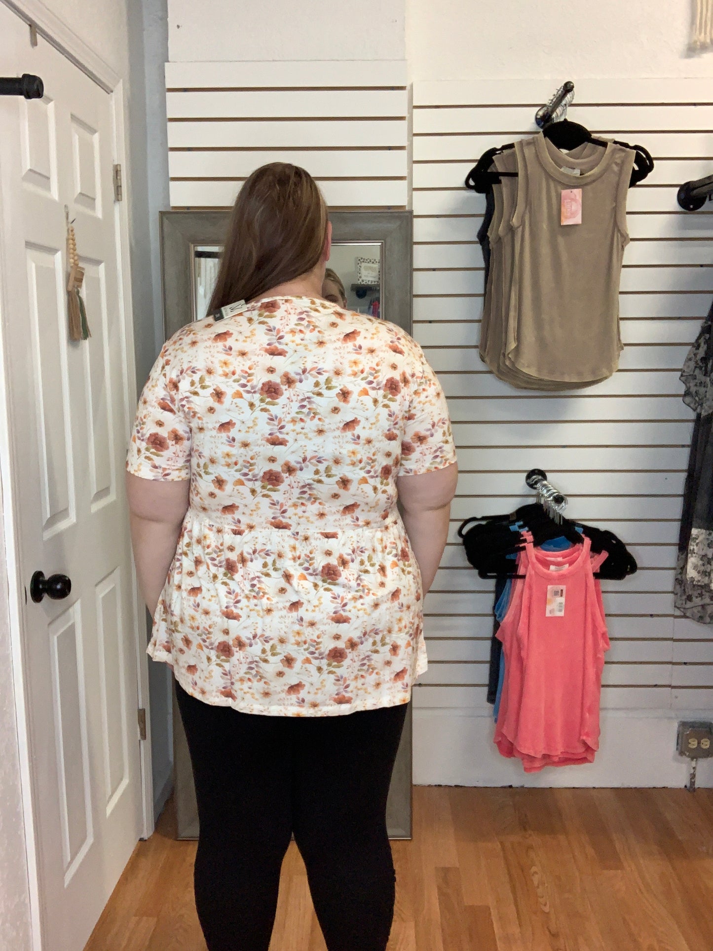 SARAH RUFFLE TOP HARVEST CHARM - MICHELLE MAE