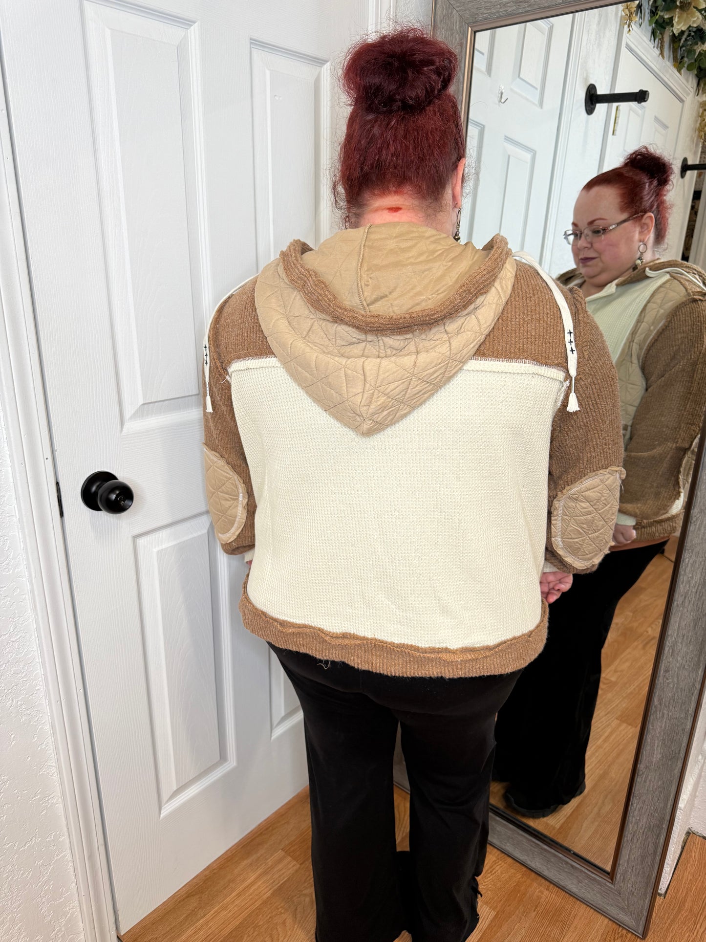 SERENA BUTTON DOWN HOODED QUILTED JACKET - POL