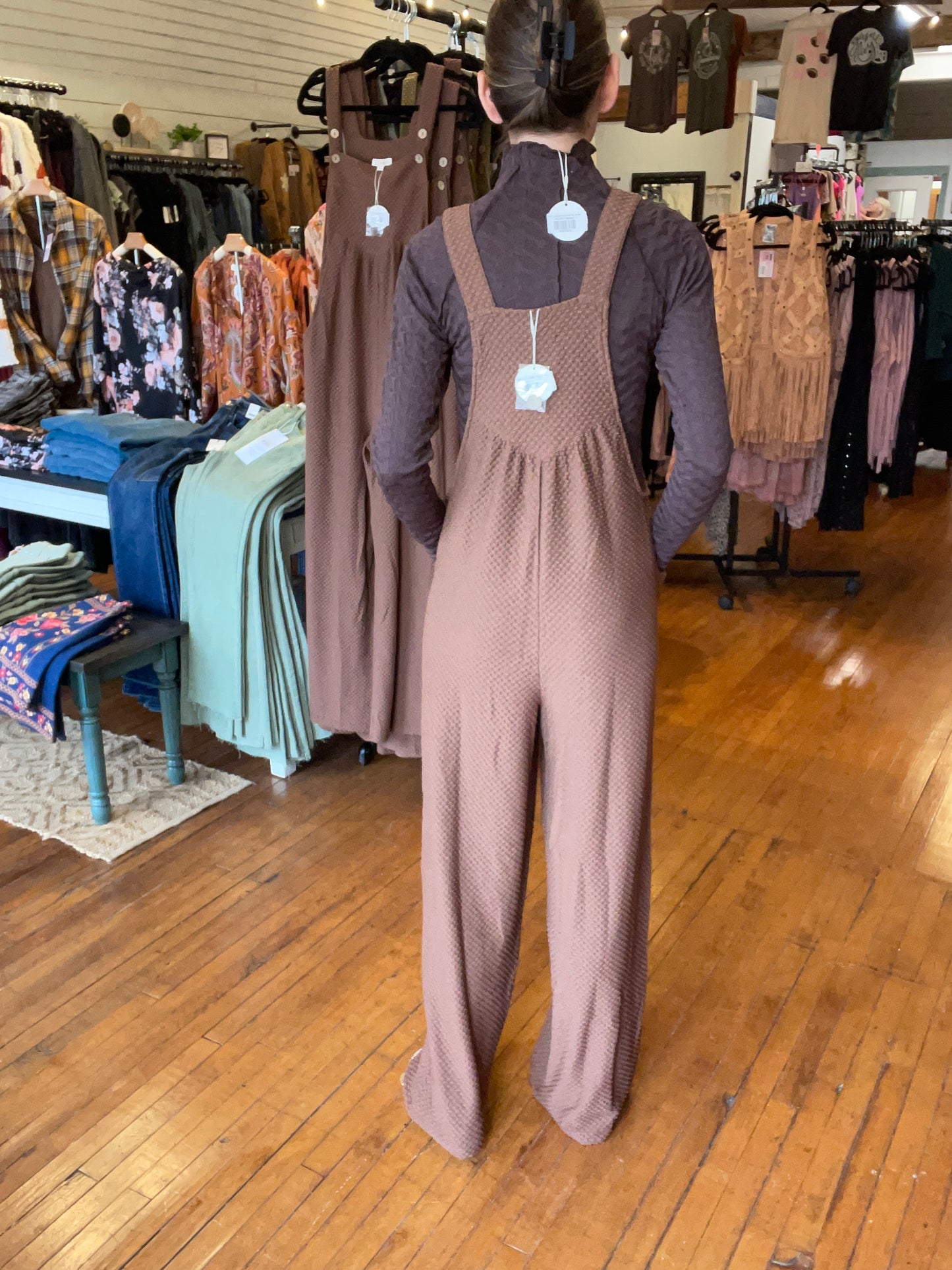 Emma Overalls - Chocolate