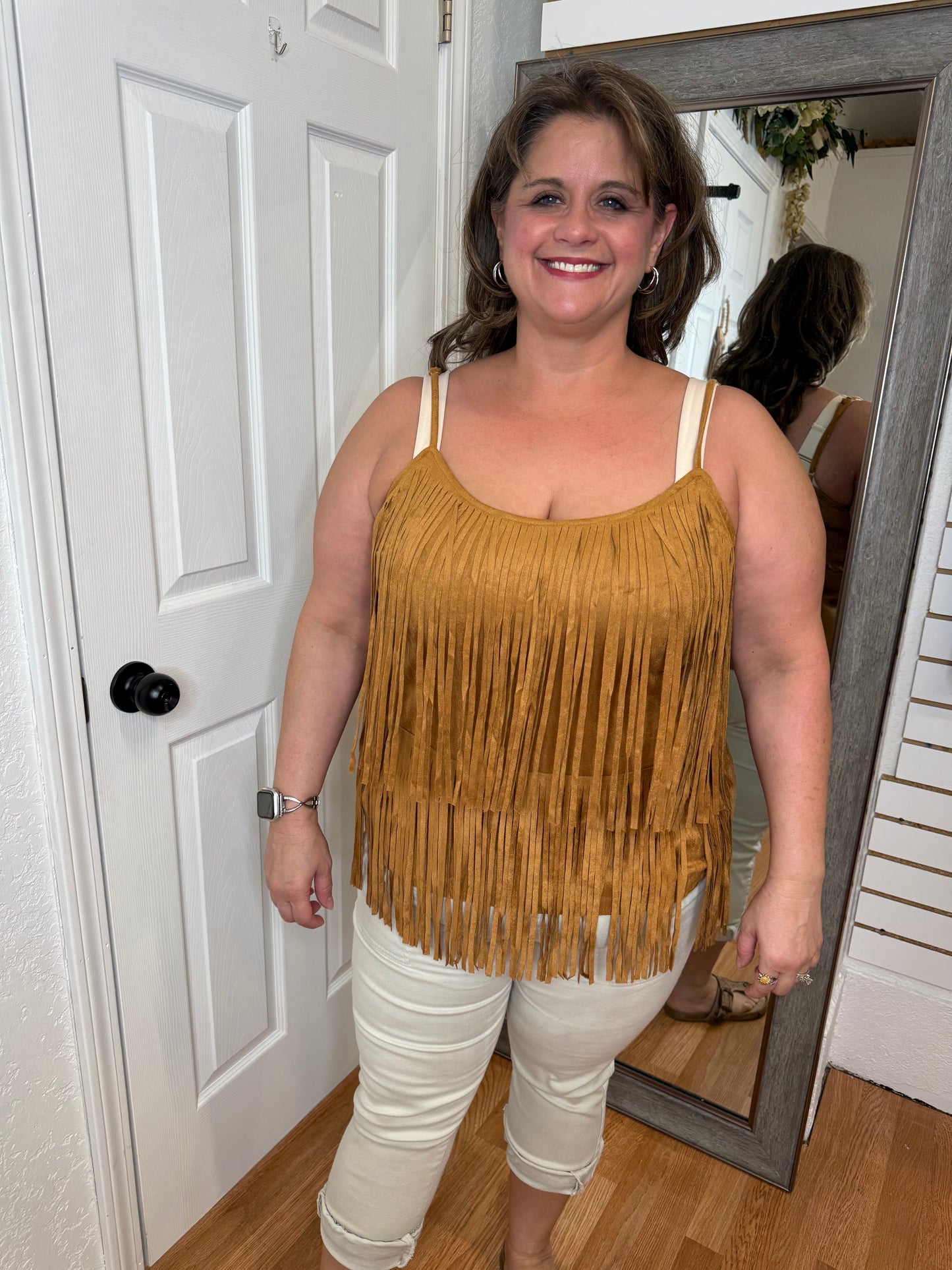 FRANNY FRINGE TANK TOP - VOCAL