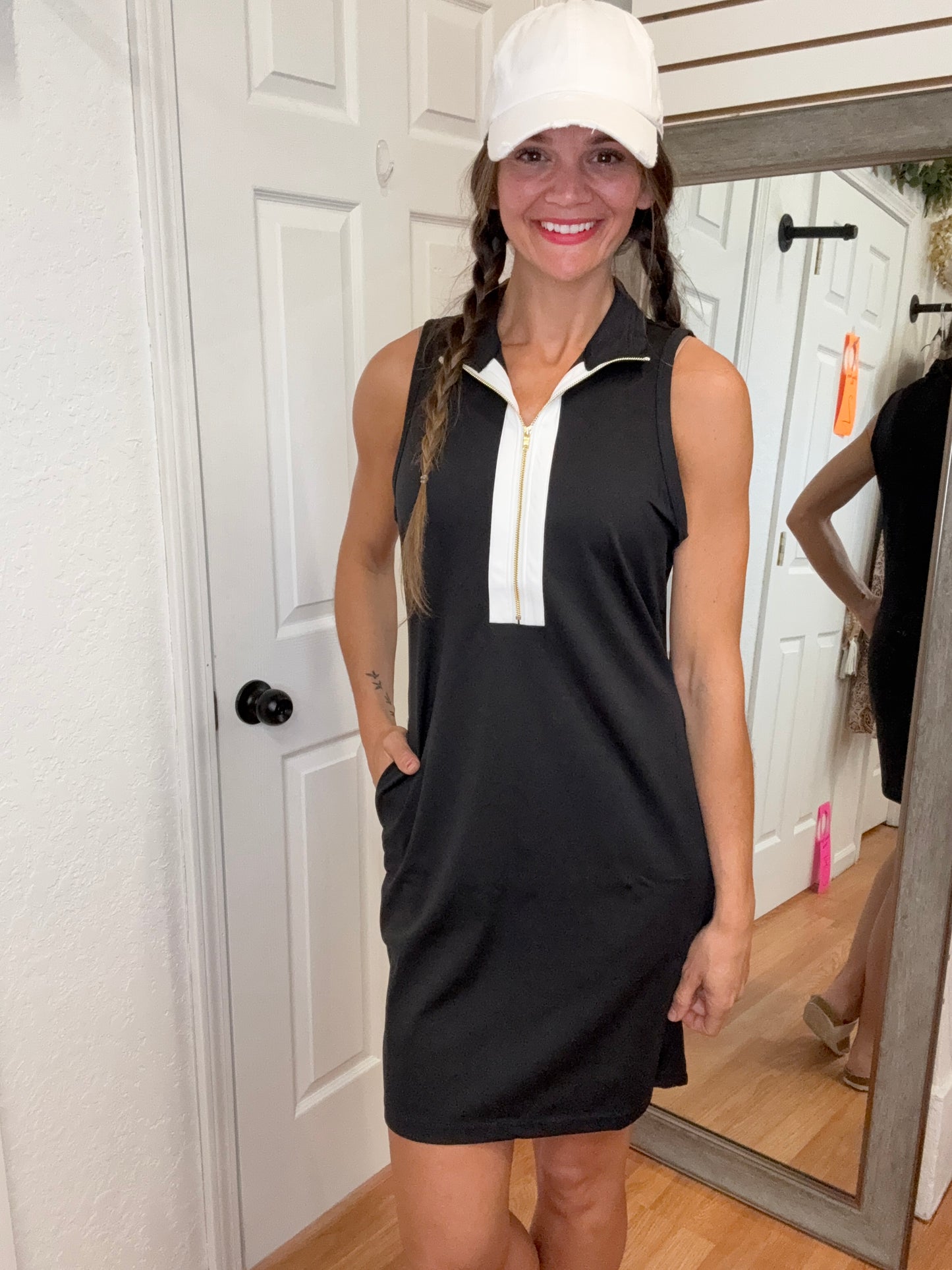 ZIPPIDY- EVERYDAY DRESS BLACK - JESS LEA