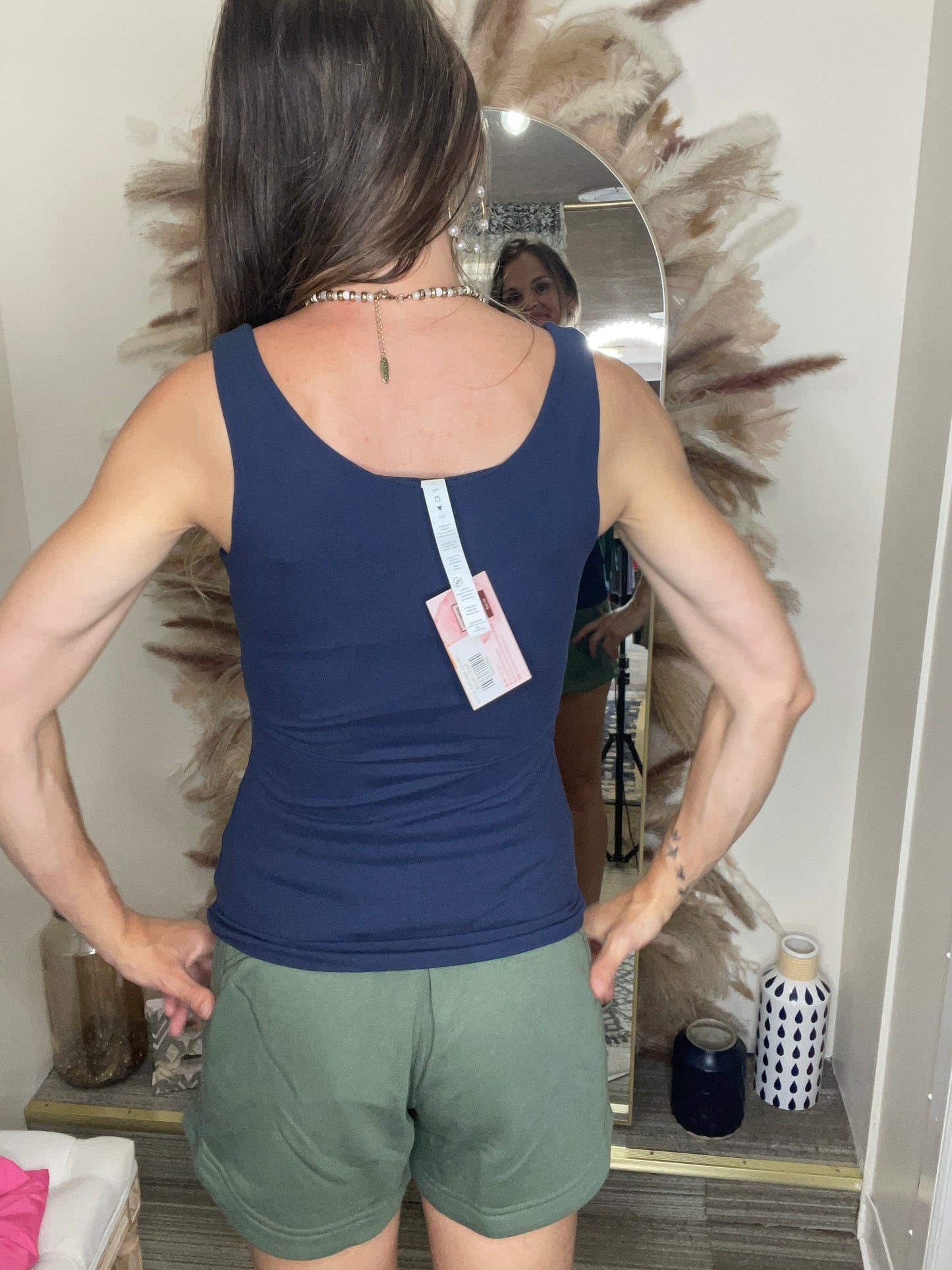 BUTTER TANK TOP NAVY - RAE MODE