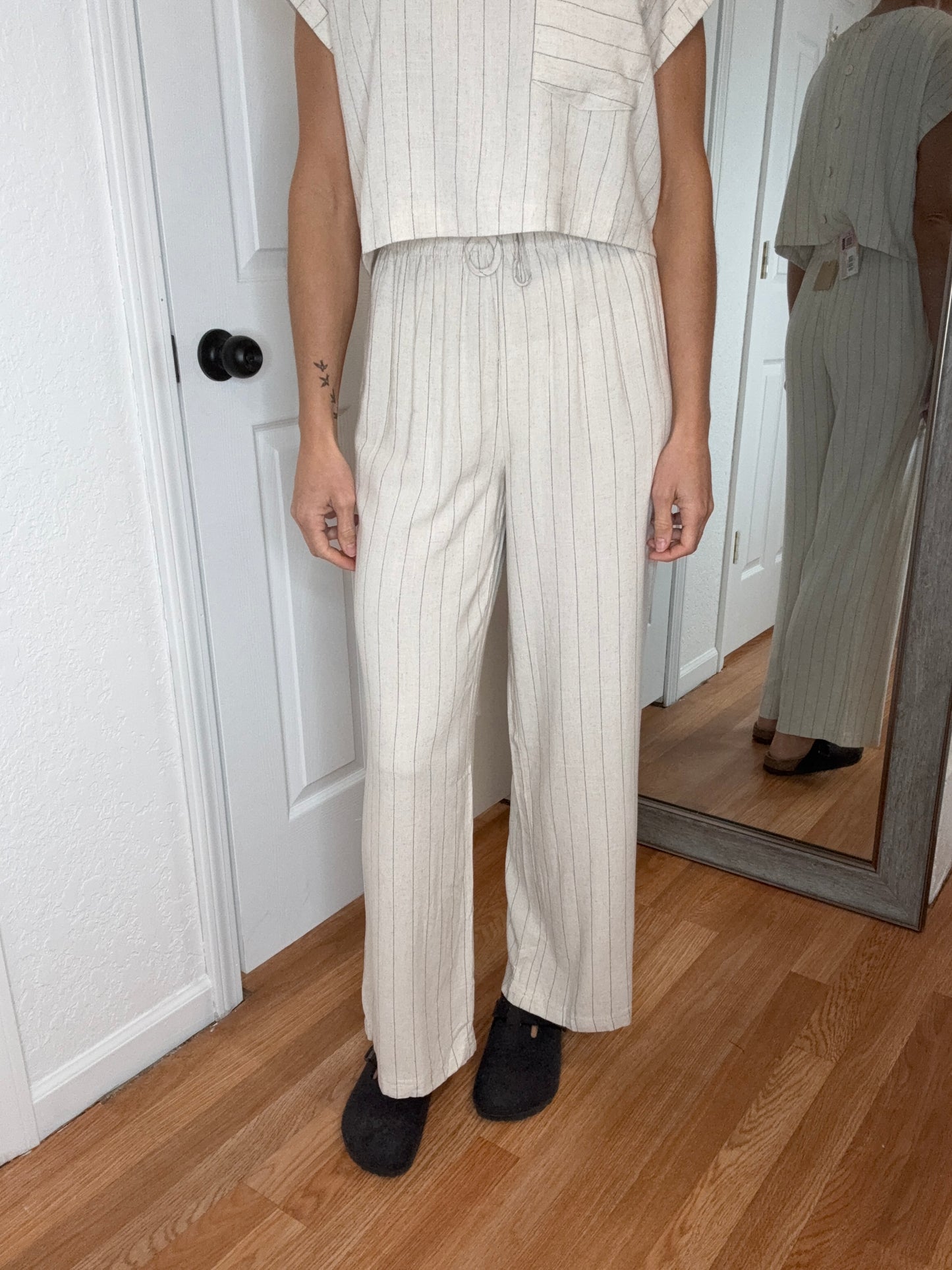 VESPER PANT - OATMEAL -BLU PEPPER