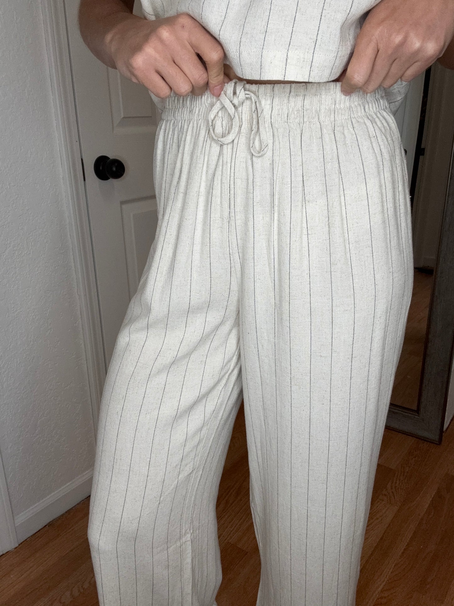 VESPER PANT - OATMEAL -BLU PEPPER