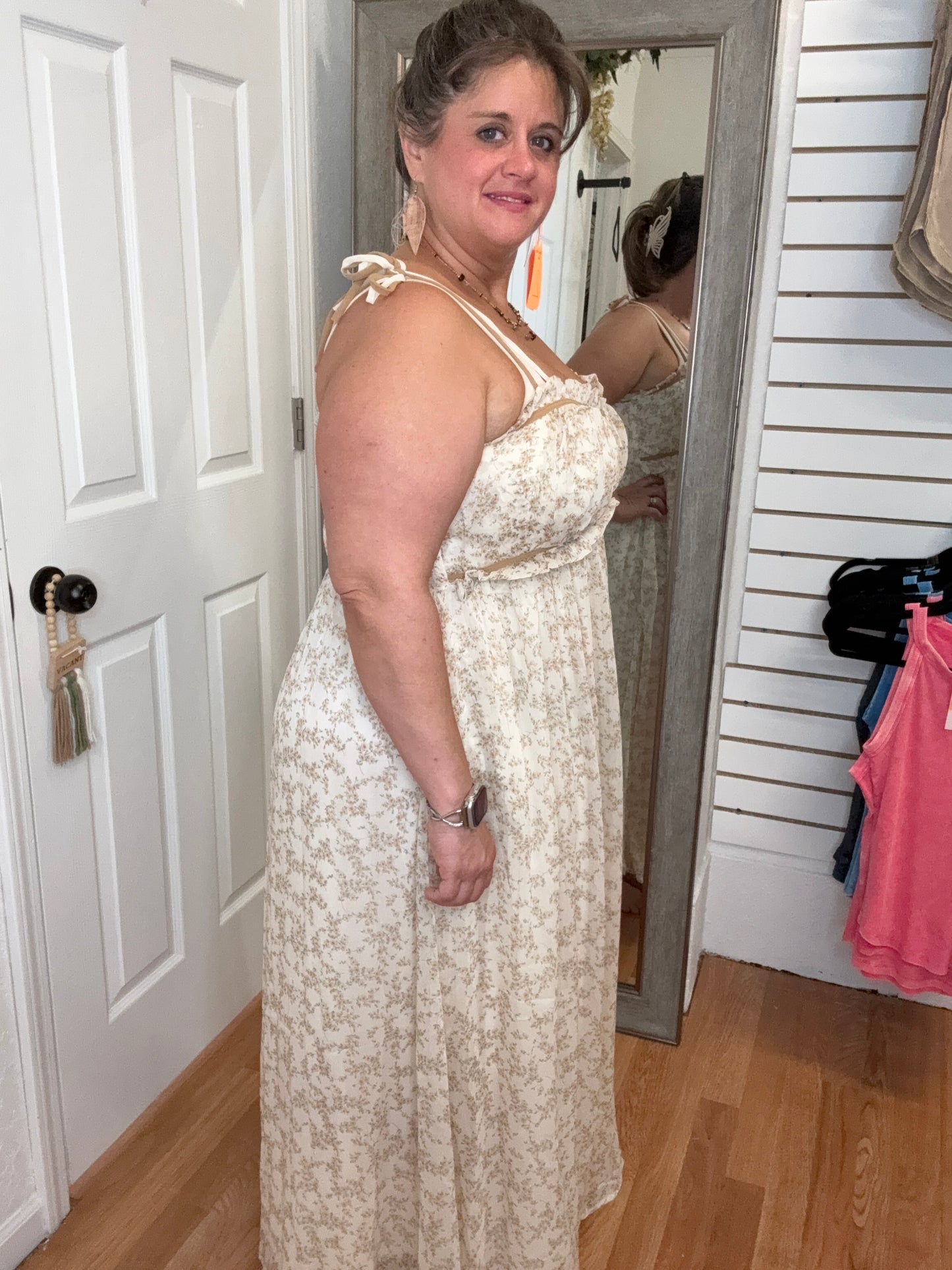 GARDEN FLORAL MIDI DRESS - DAVI DANI