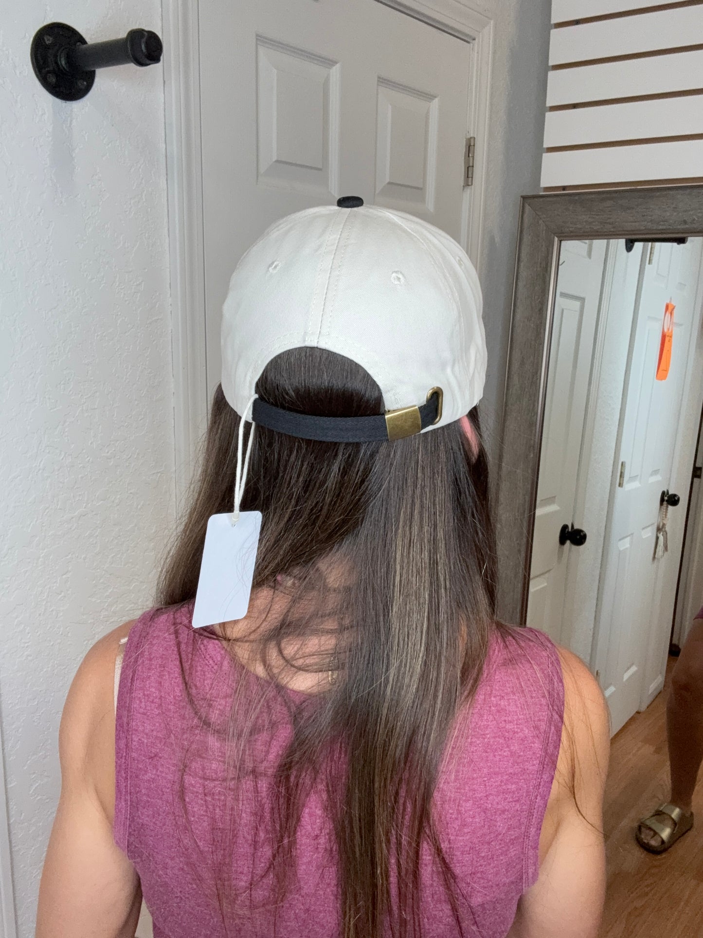 JUST A GIRL WHO LOVES JESUS BALL CAP HAT