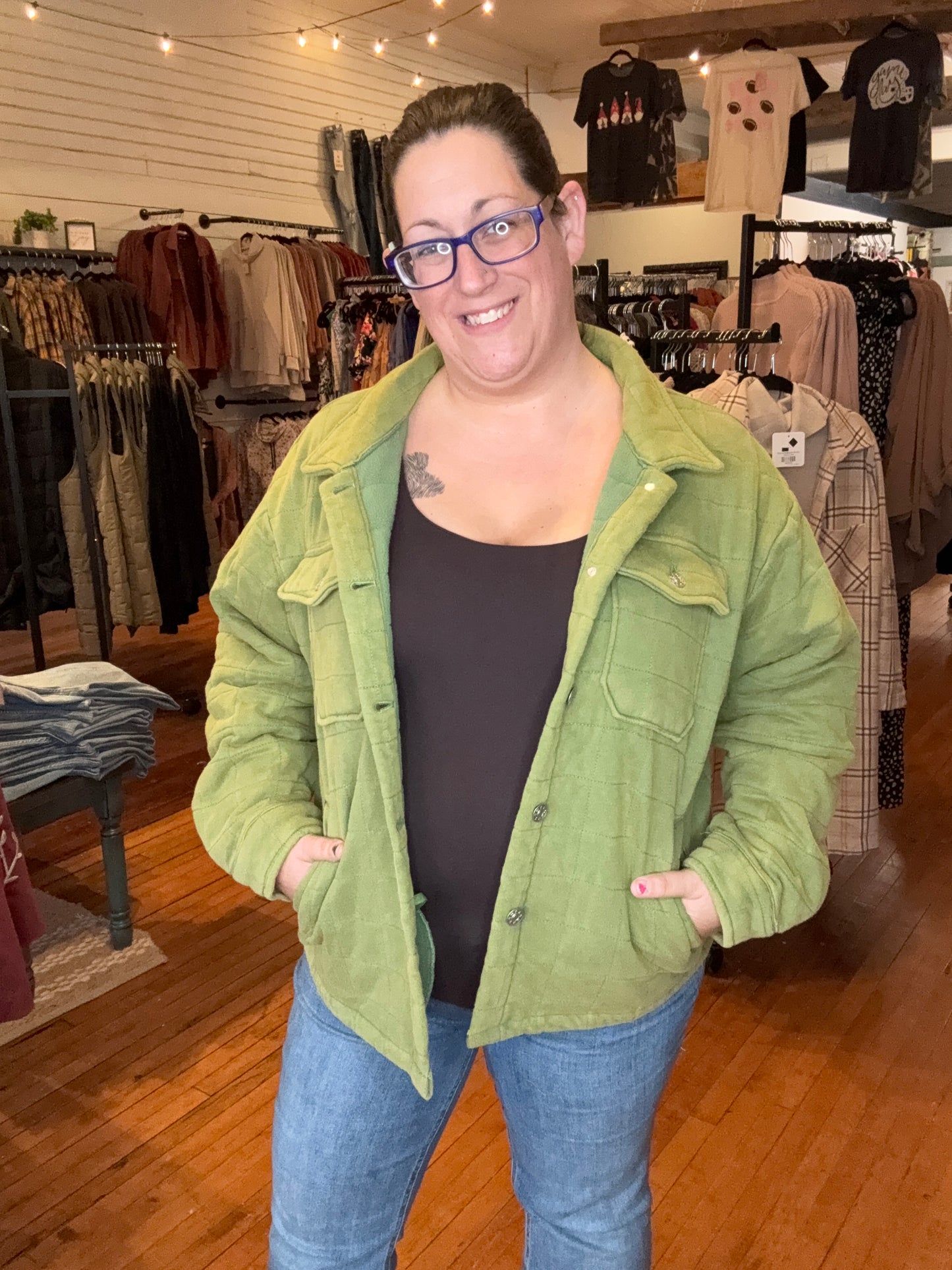 Quincey Quilted Layering Jacket