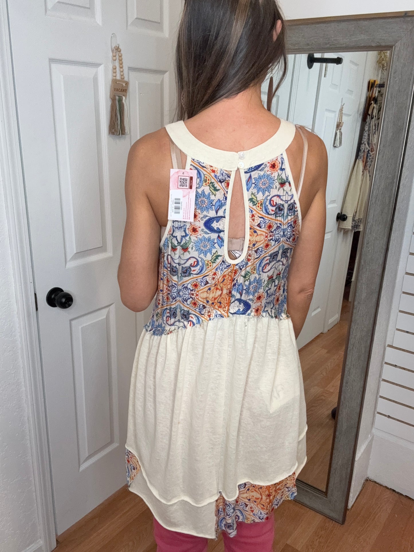 DESTINY SLEEVELESS TUNIC TOP -POL