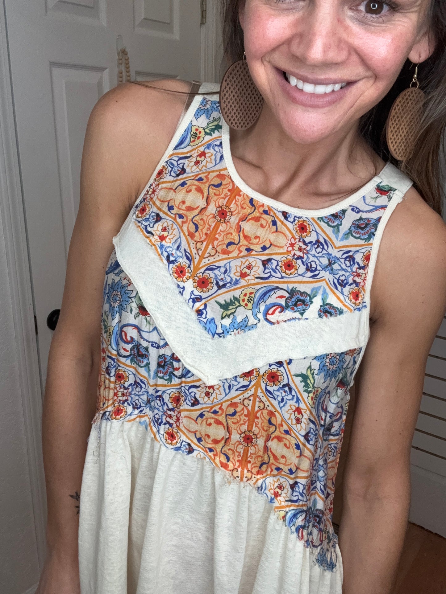 DESTINY SLEEVELESS TUNIC TOP -POL