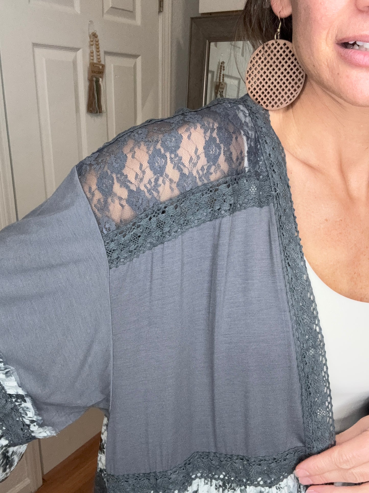 TEMPERANCE COVER UP TOP -POL