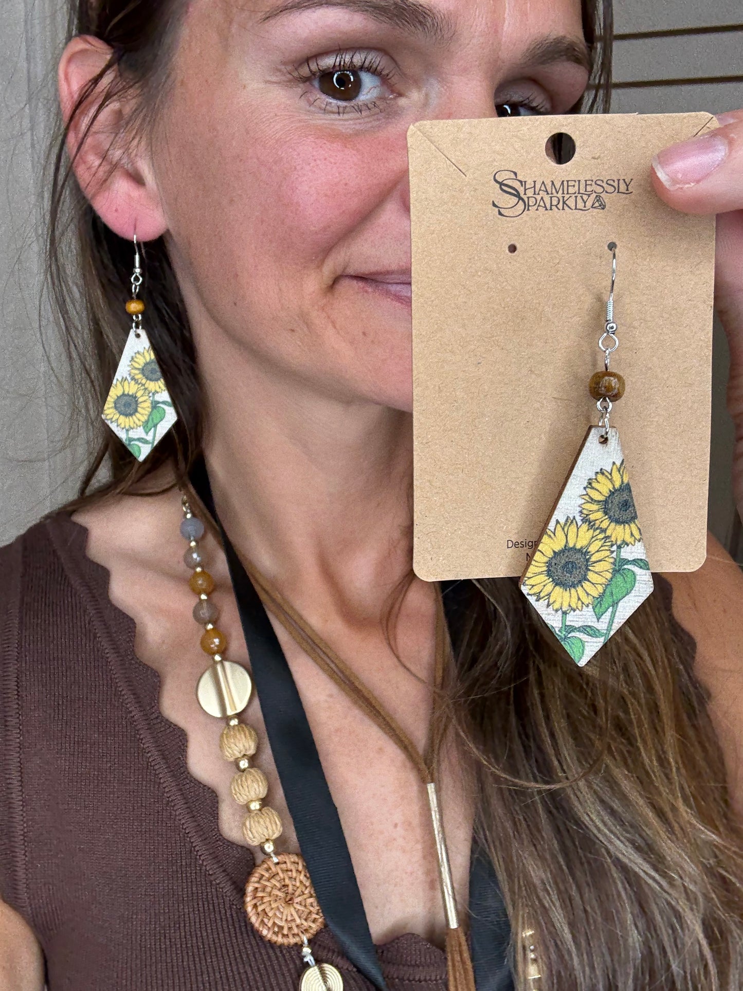 SUNFLOWER EARRINGS - MIA ACCESSORIES