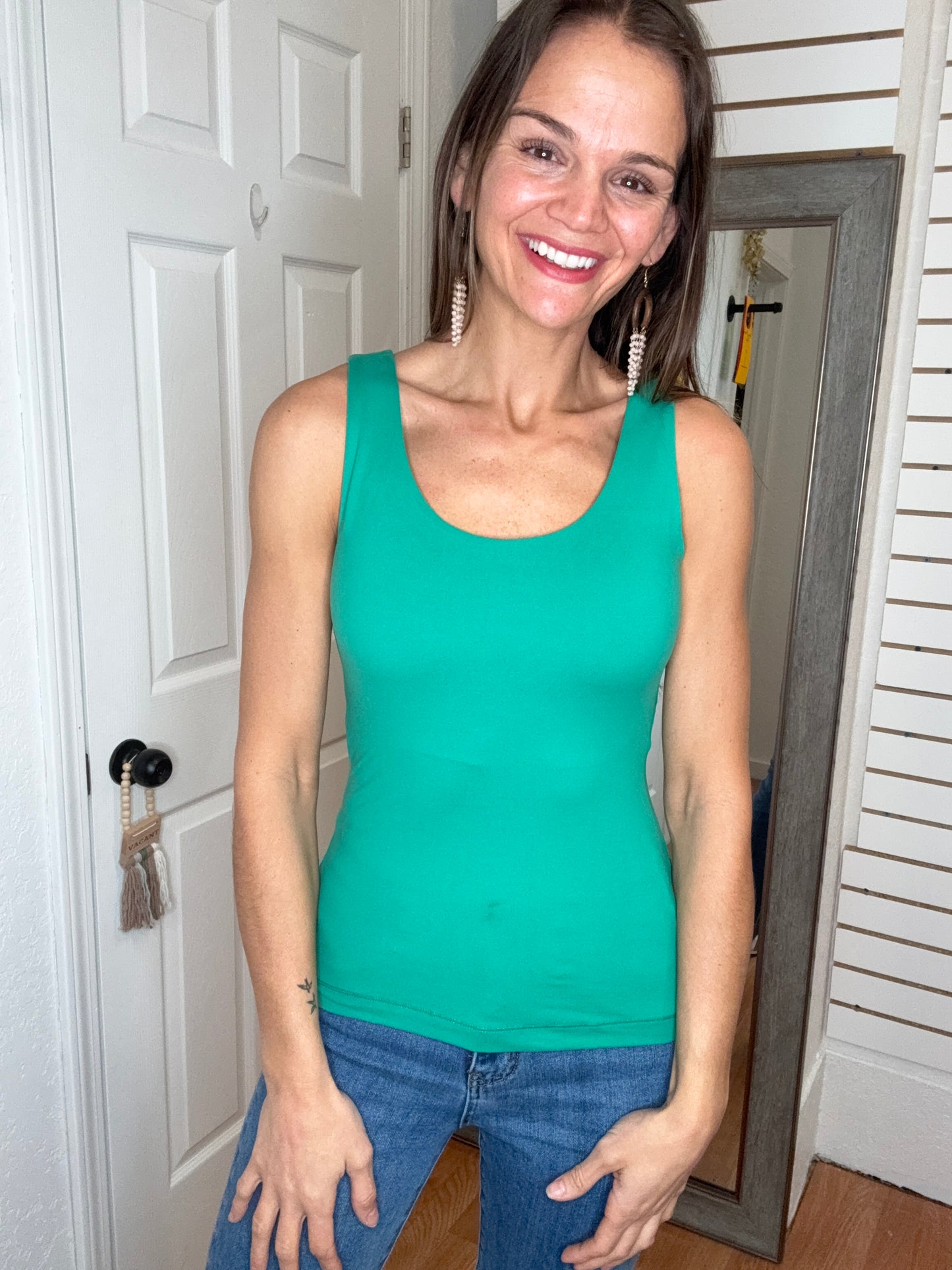 BUTTER TANK - EMERALD GREEN
