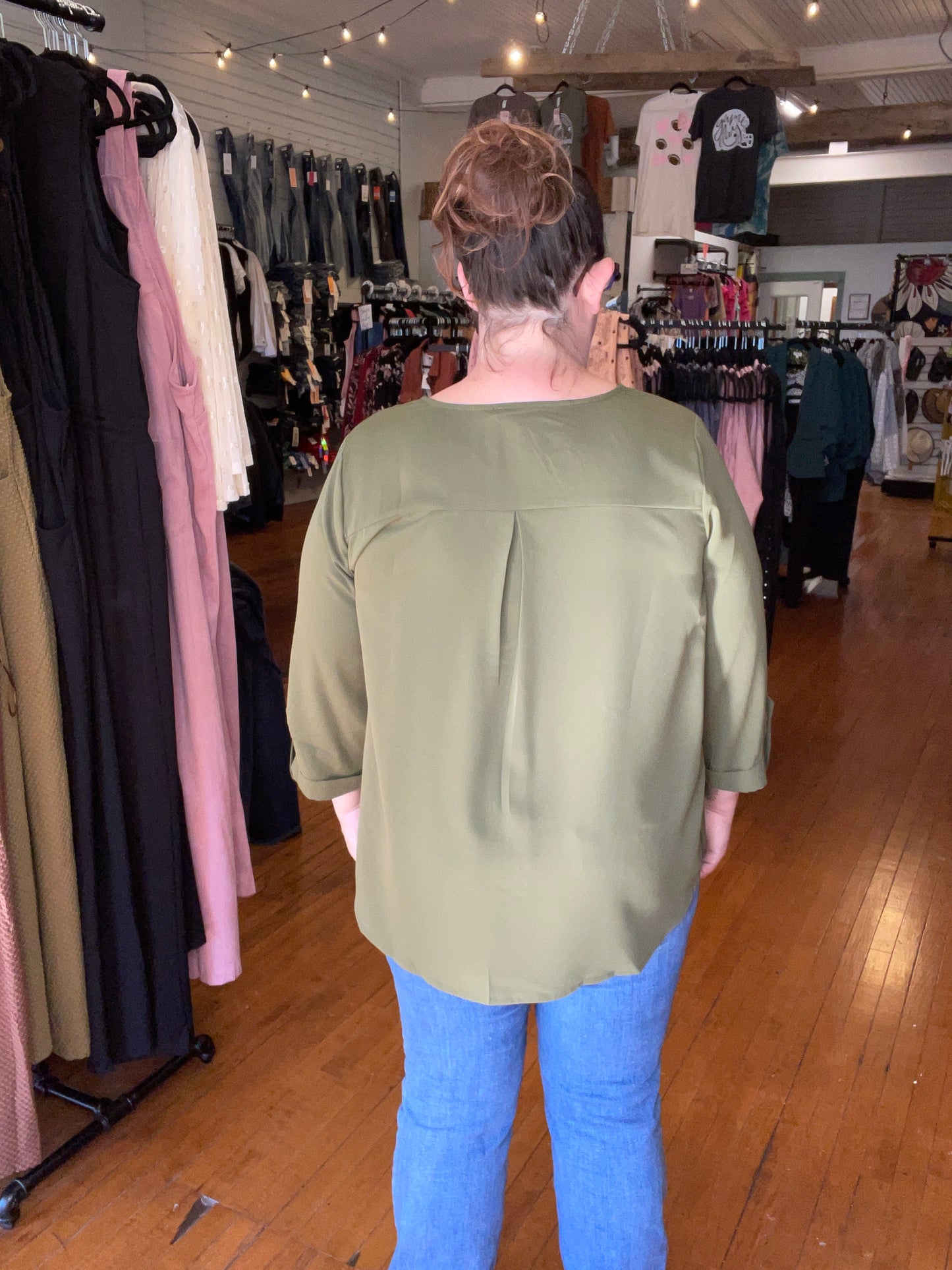 Brandy Top - Olive