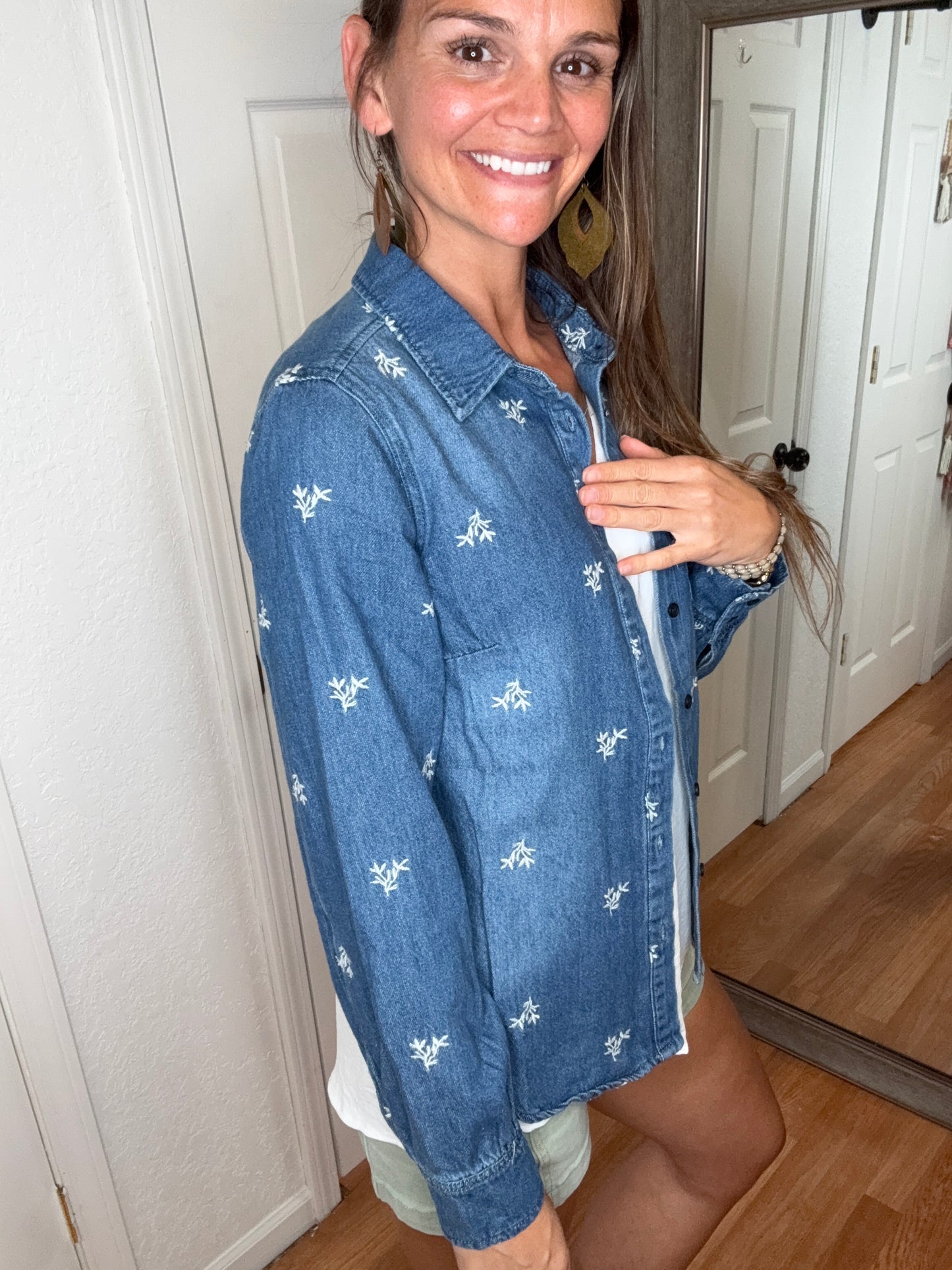 SERENITY DENIM SHIRT - RISEN