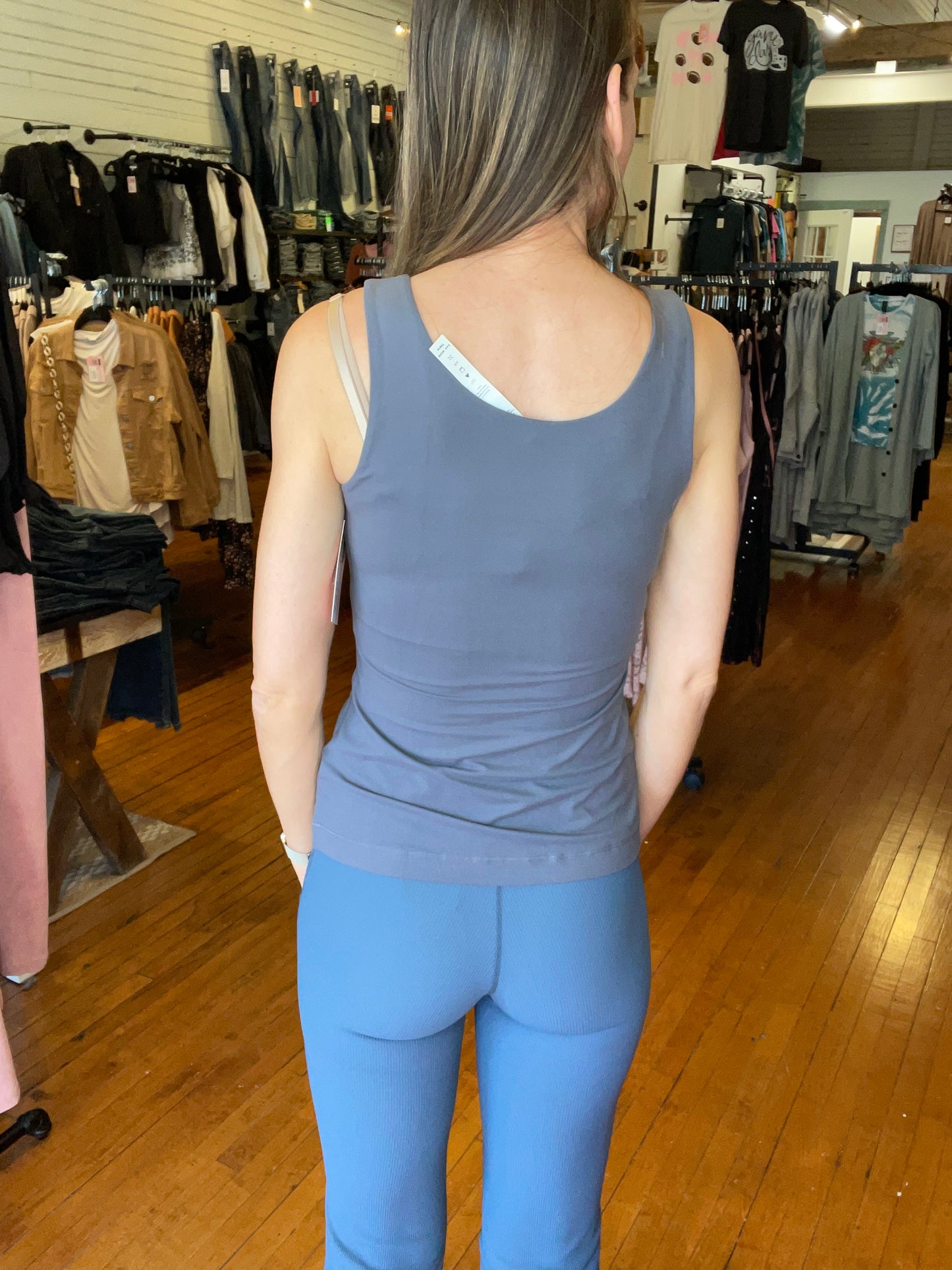 BUTTER TANK TOP - TITANIUM - RAE MODE
