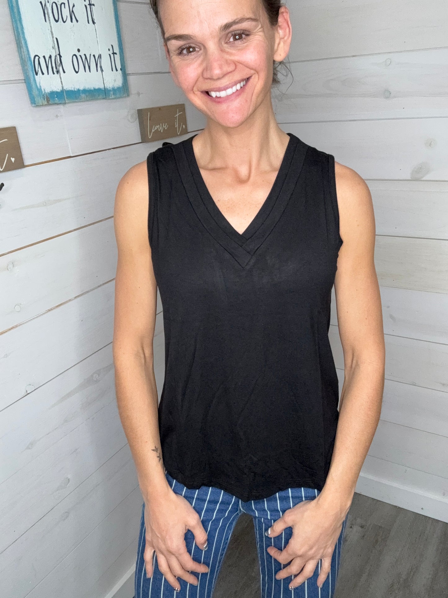 LENESSA SLEEVELESS TOP - STACCATO