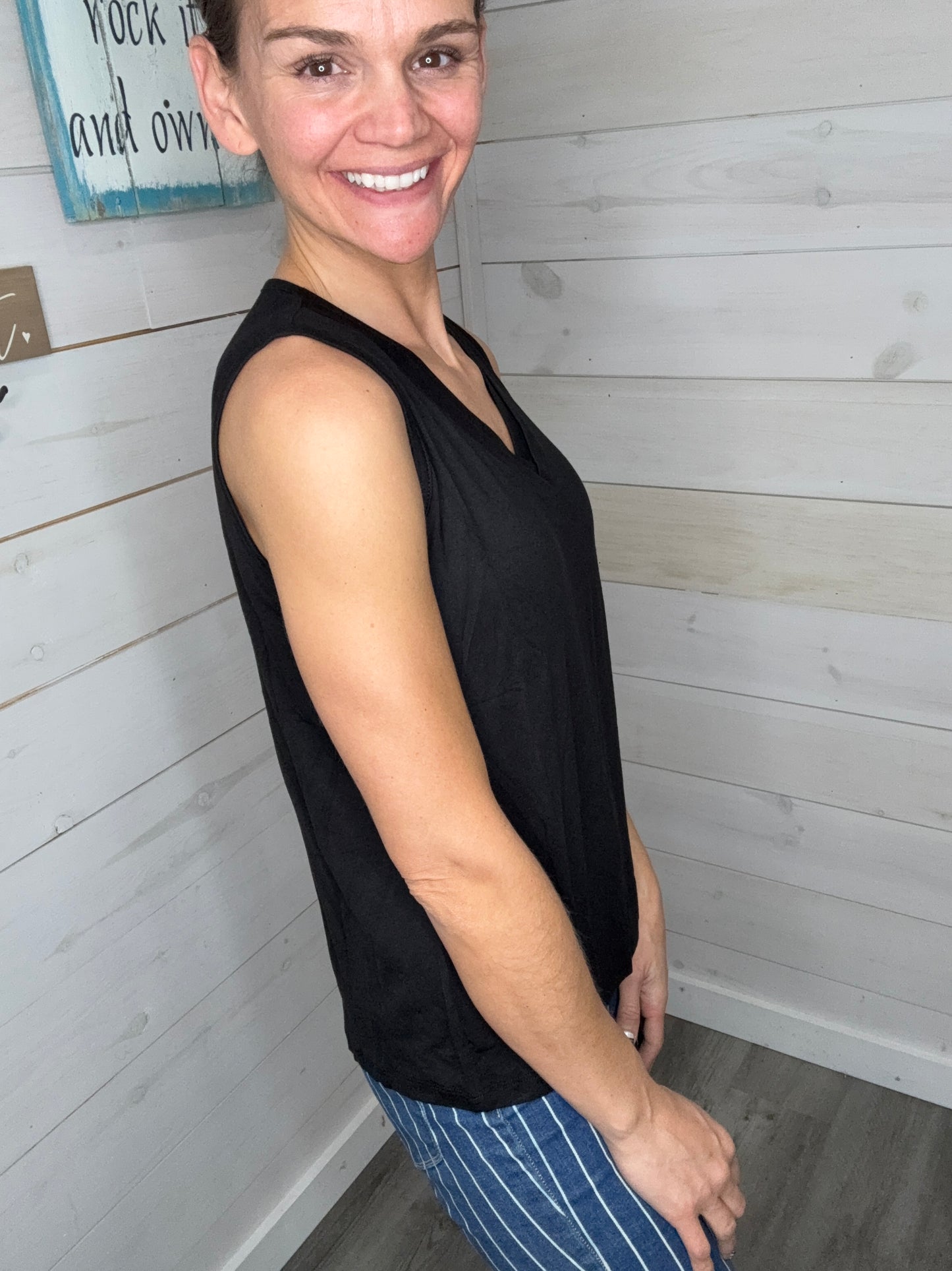 LENESSA SLEEVELESS TOP - STACCATO