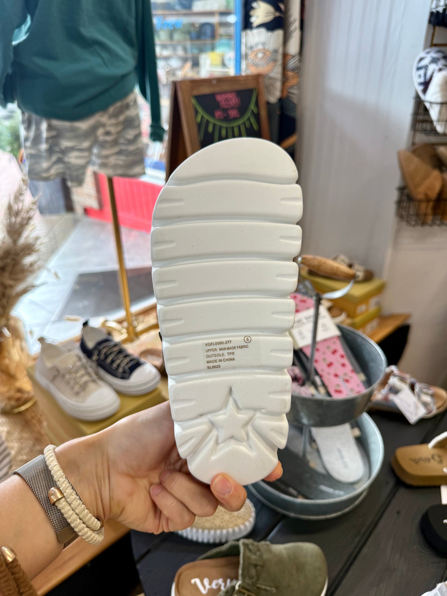 CALI CLOG SLIP ON SHOE TAUPE - VERY G
