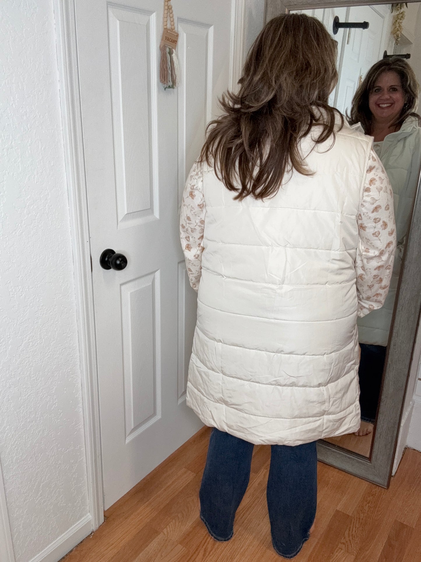 HARLOW VEST CREAM - MICHELLE MAE