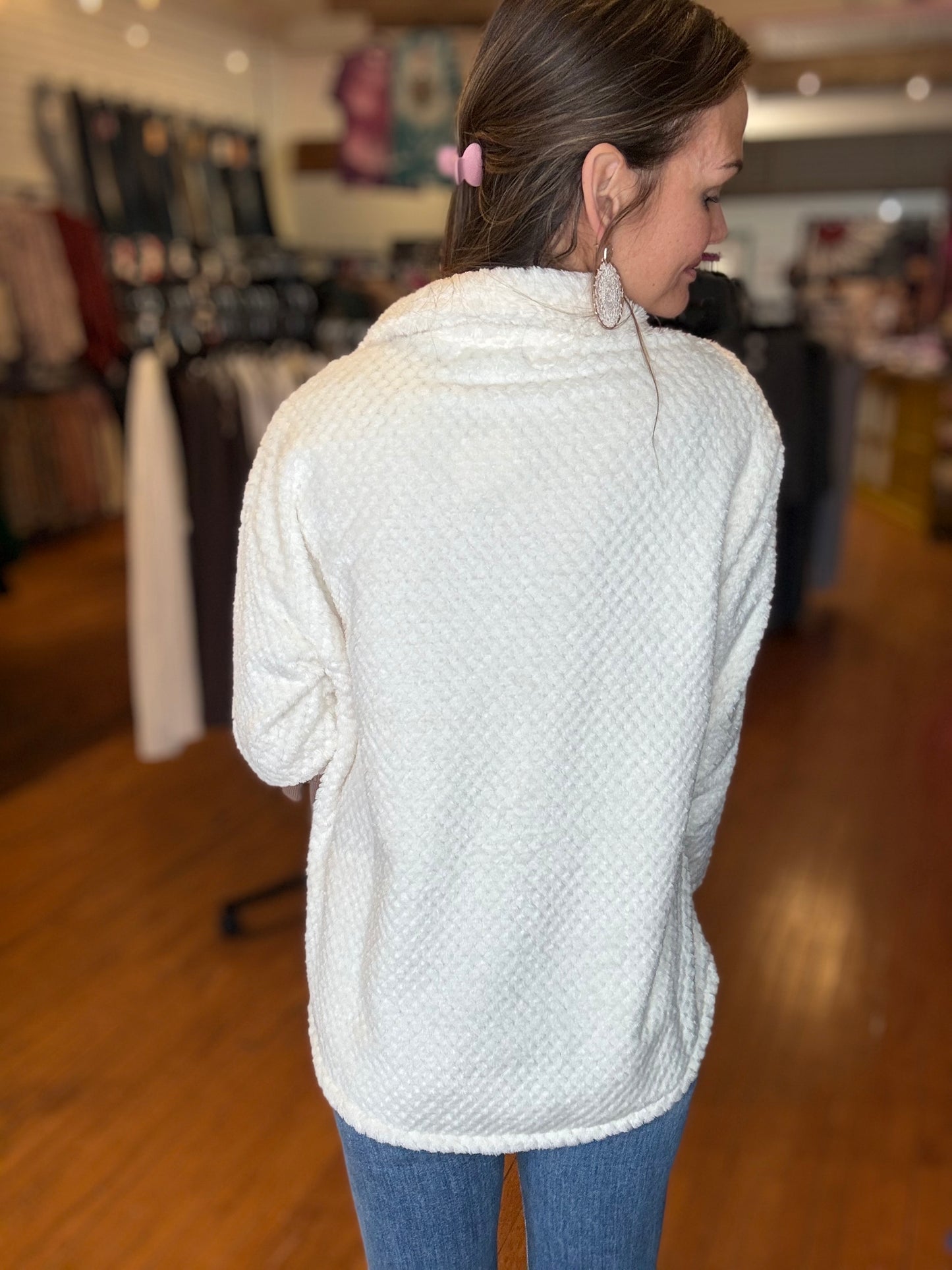 ELIZA FLEECE SHACKET