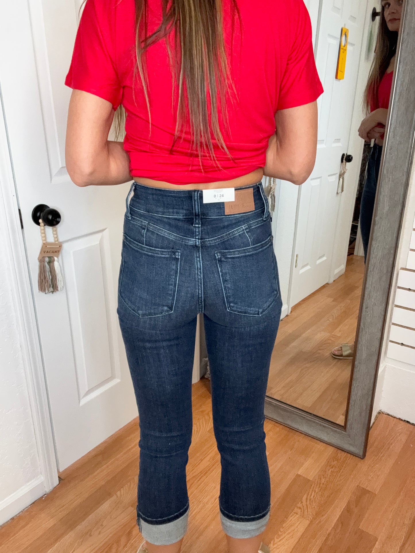 ZARLEEN CAPRI DENIM JEANS -JUDY BLUE