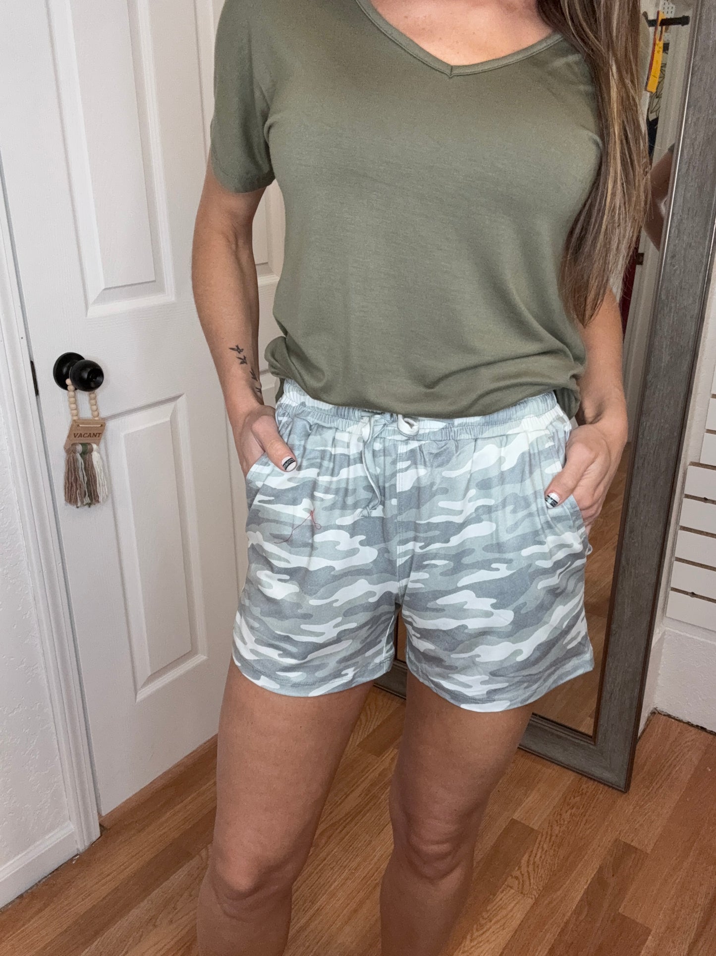 JAMIE SHORTS- CAMO- MICHELLE MAE