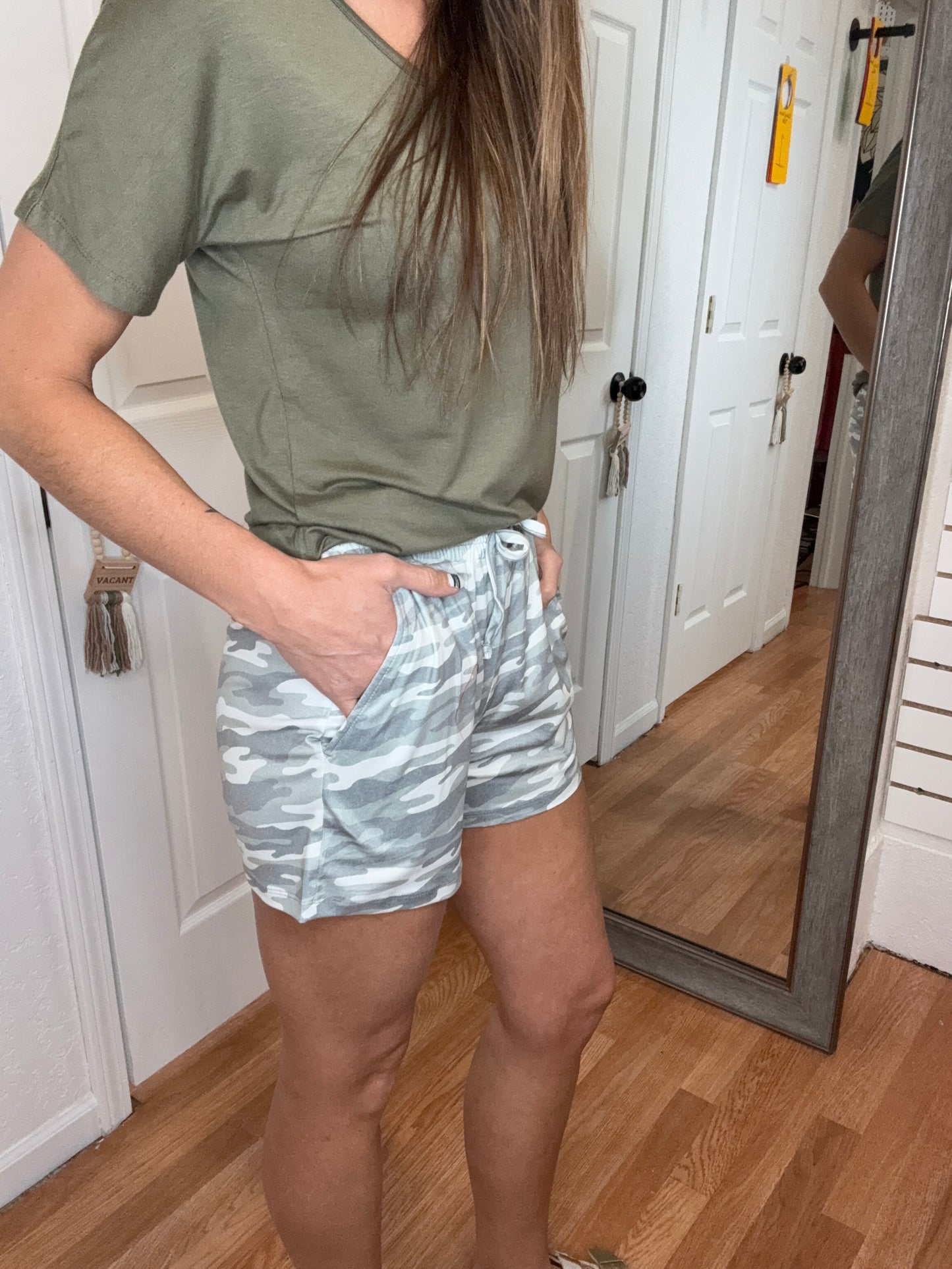 JAMIE SHORTS- CAMO- MICHELLE MAE