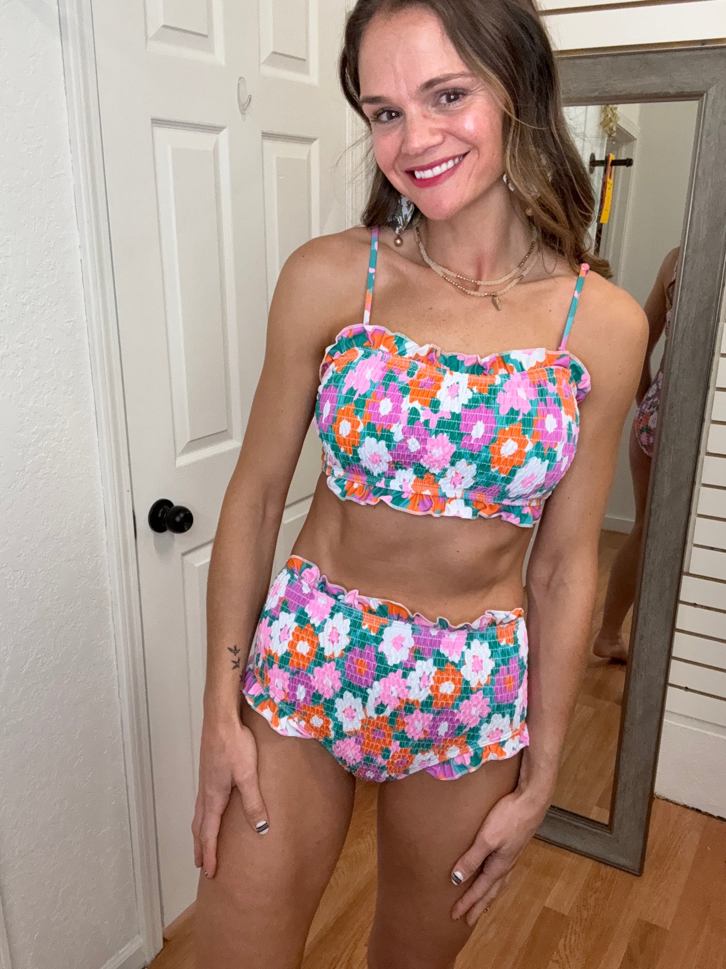 AMALFI BLOOMS - 3 PIECE SWIM SET