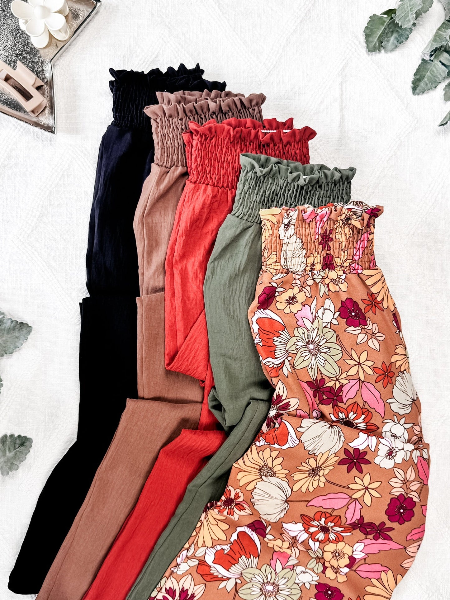 IN STOCK Presley Palazzo Pants - Brick