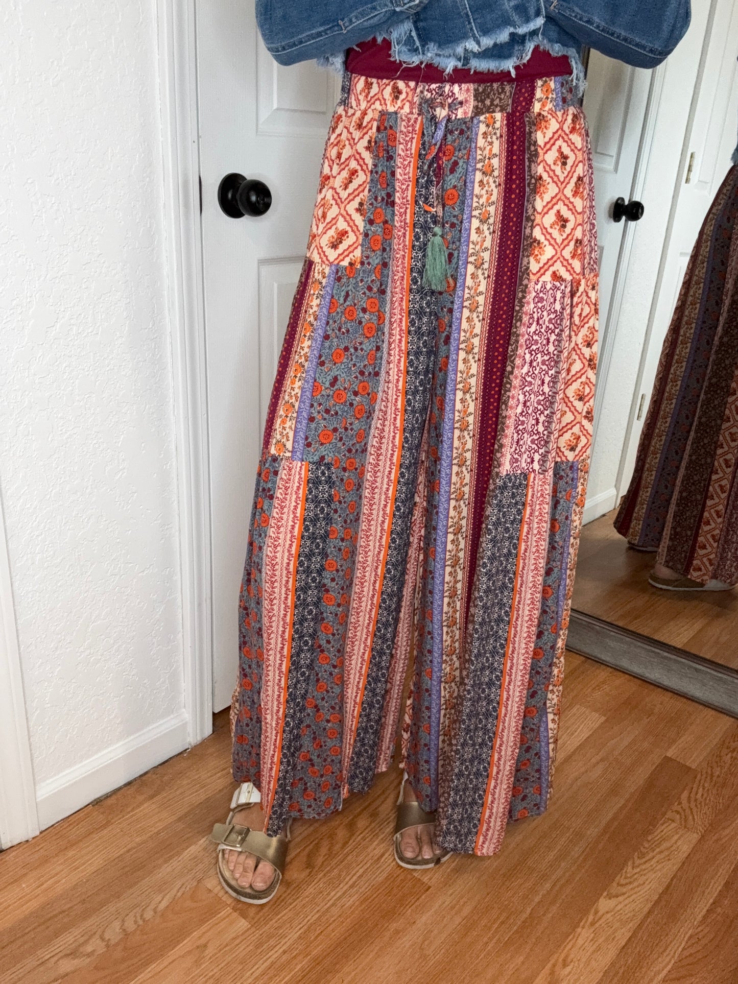 MAYBELL PALAZZO PANTS - EASEL