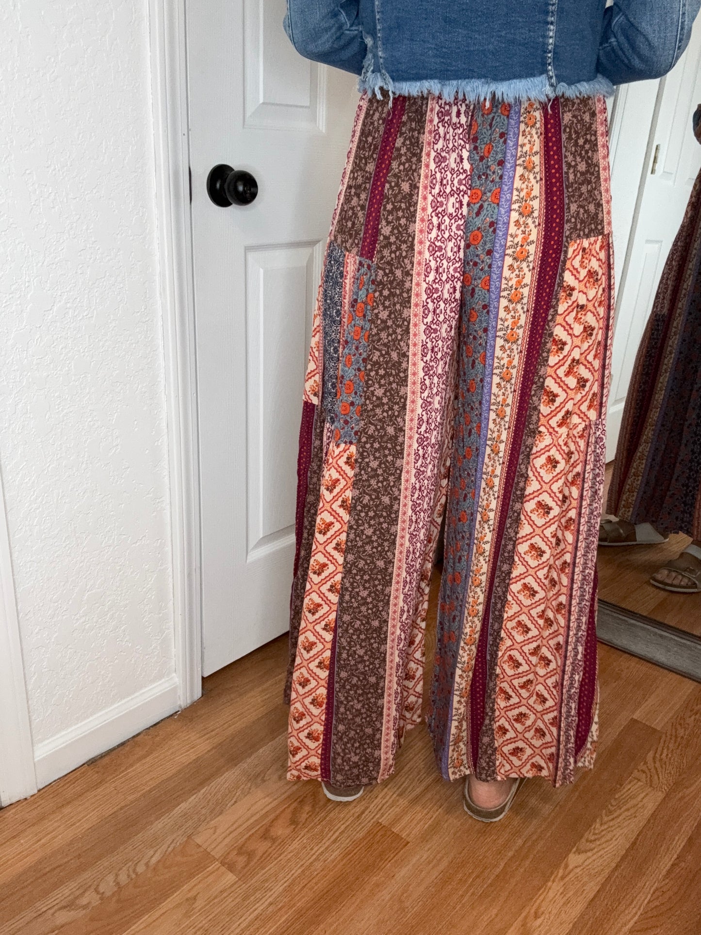 MAYBELL PALAZZO PANTS - EASEL