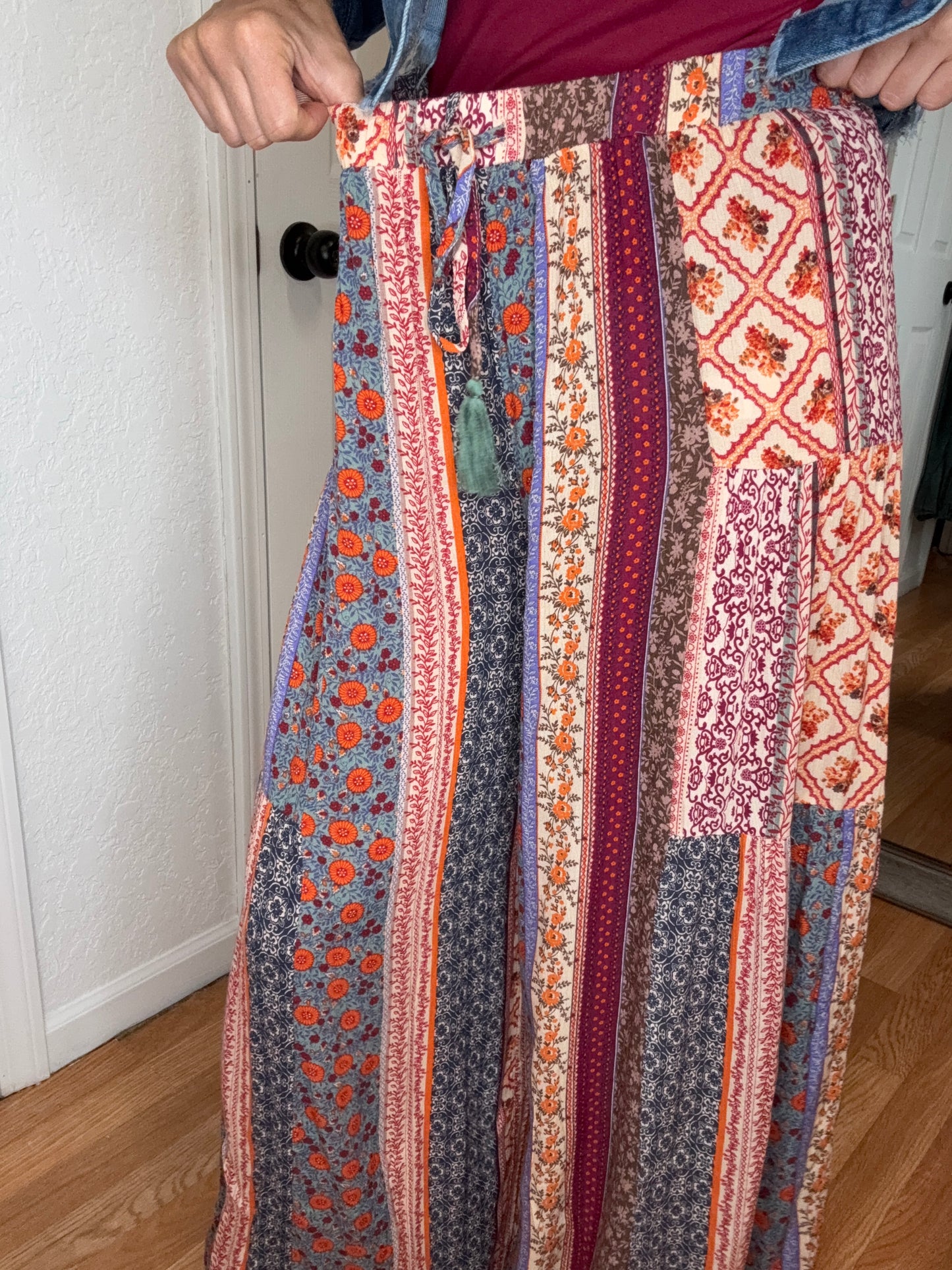 MAYBELL PALAZZO PANTS - EASEL