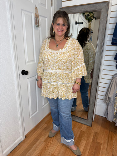 BARB STRAIGHT LEG TUMMY CONTROL DENIM JEANS - RISEN