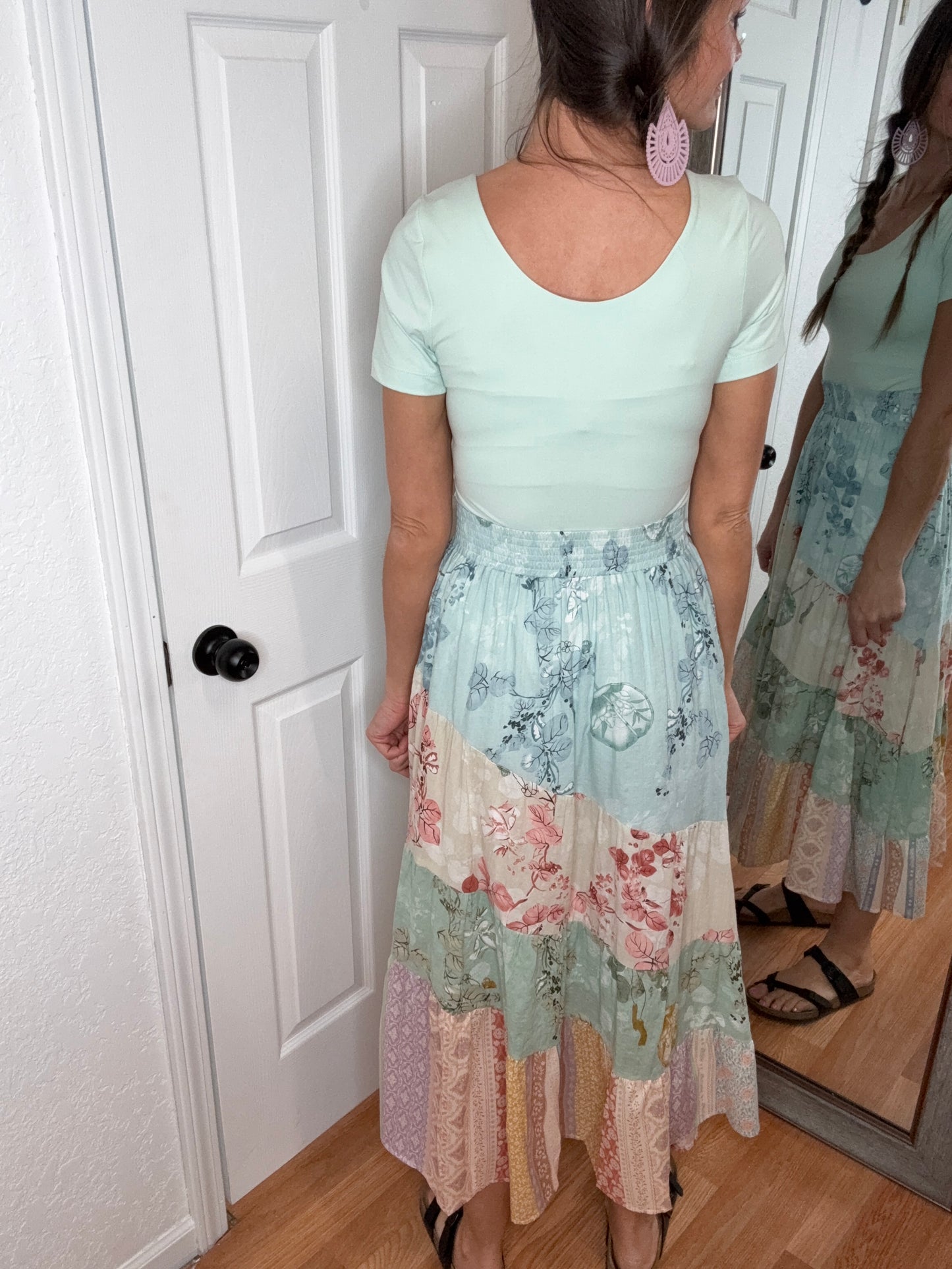 FLORAL DREAMS MIDI SKIRT - DAVI & DANI