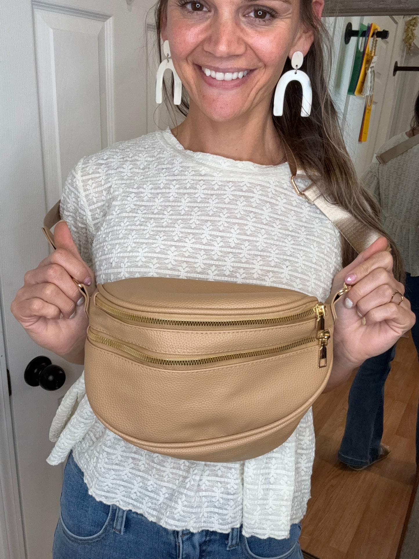 FRANNY MAE BUM BAG -MOCHA
